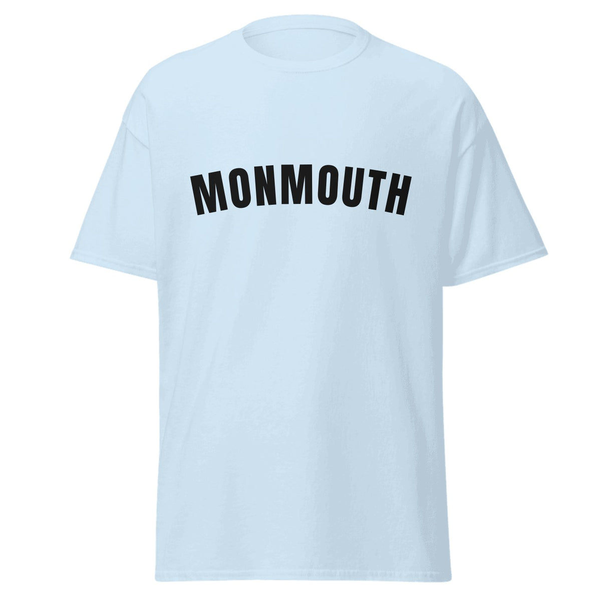 Monmouth Varsity T-Shirt in Light Blue