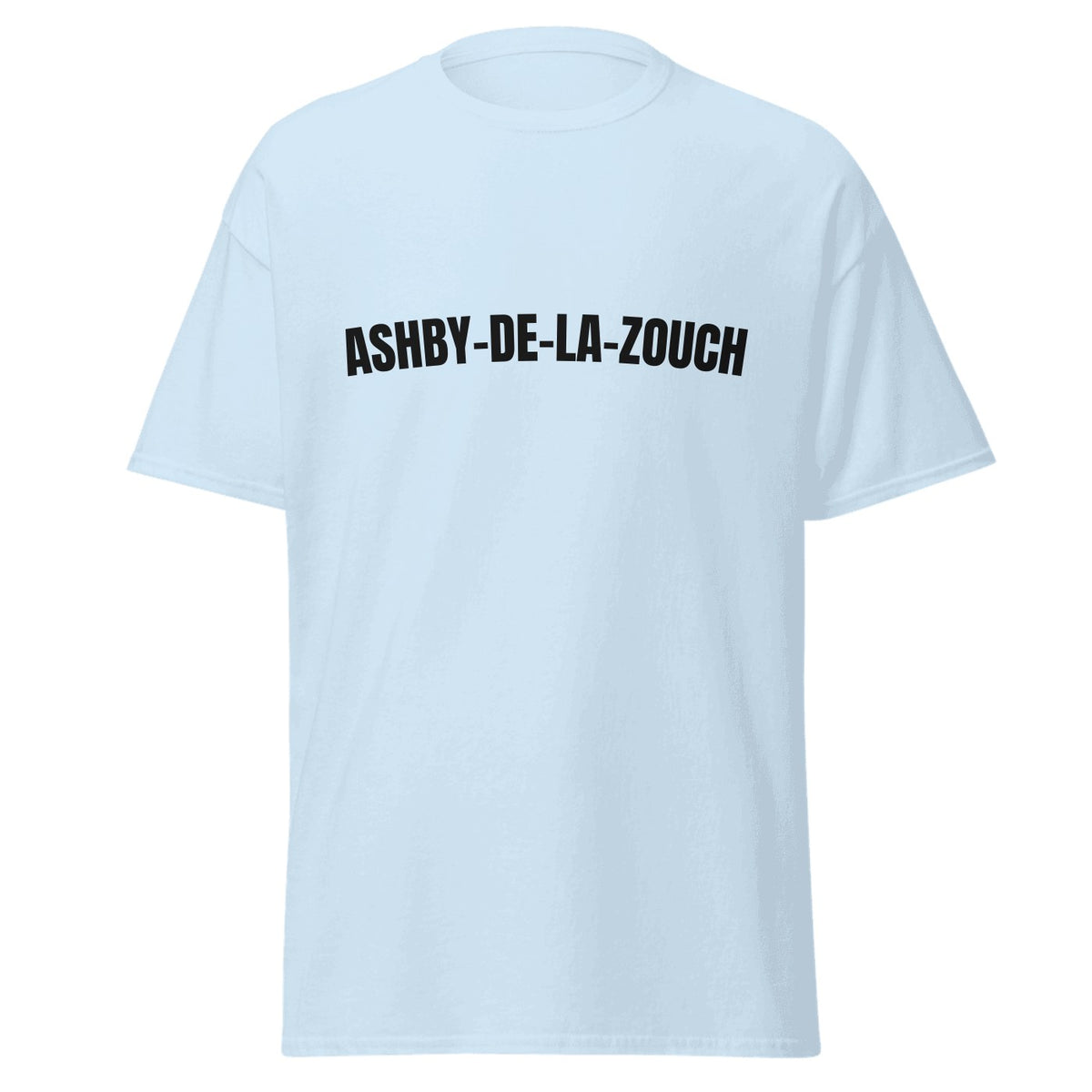 Ashby-de-la-Zouch Varsity T-Shirt in Light Blue