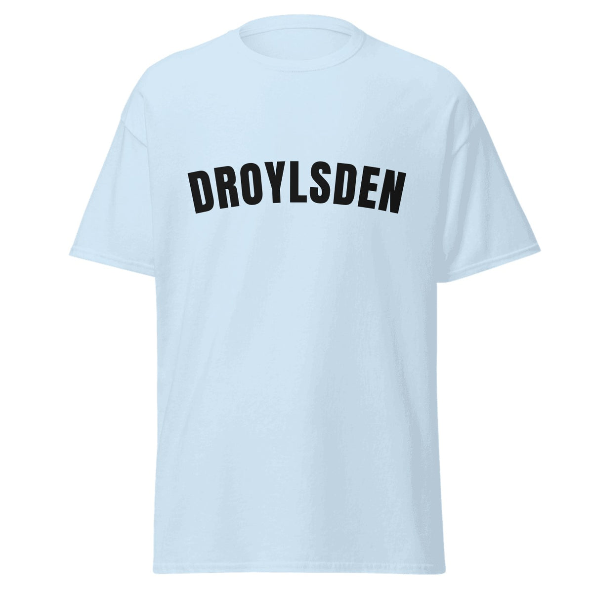 Droylsden Varsity T-Shirt in Light Blue
