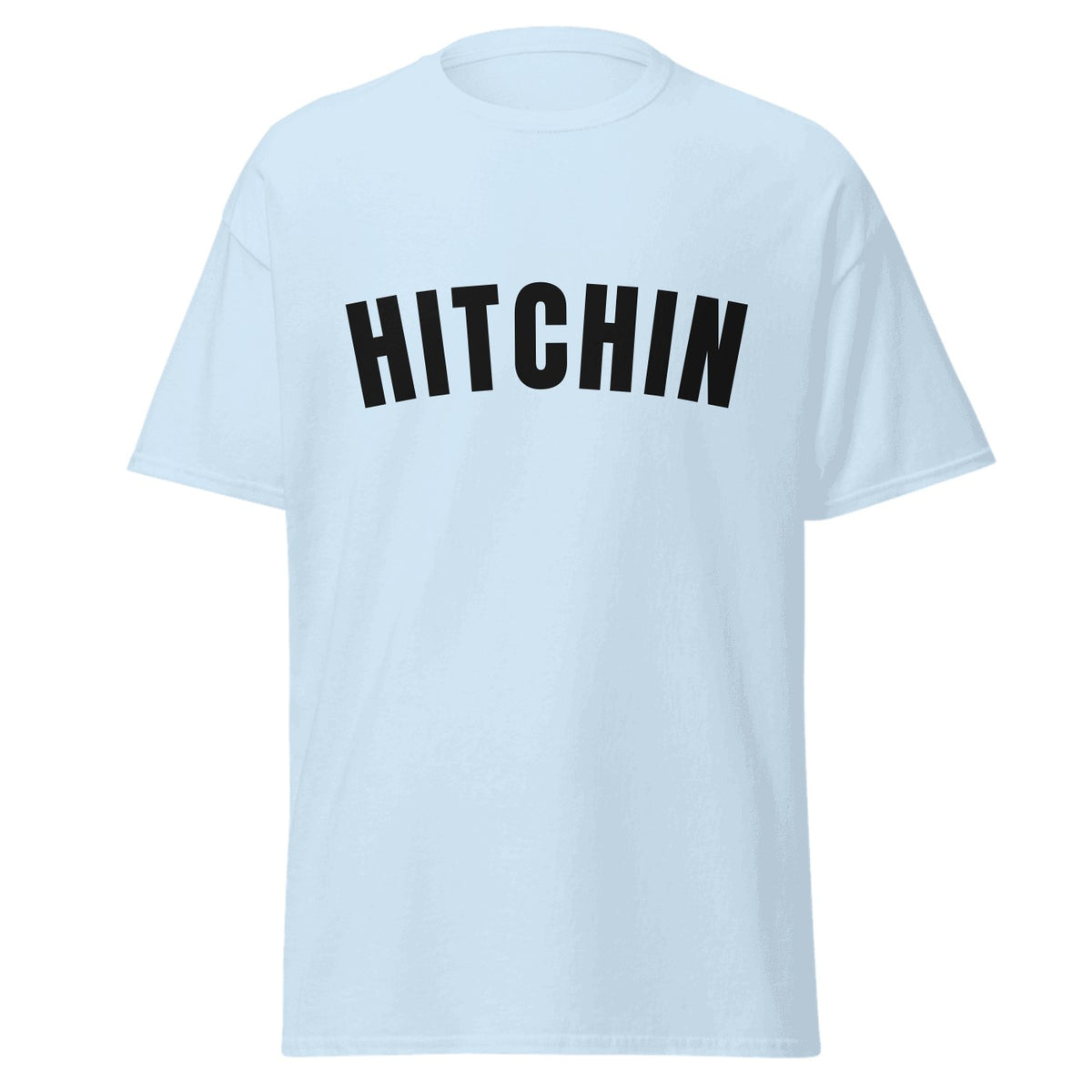 Hitchin Varsity T-Shirt in Light Blue