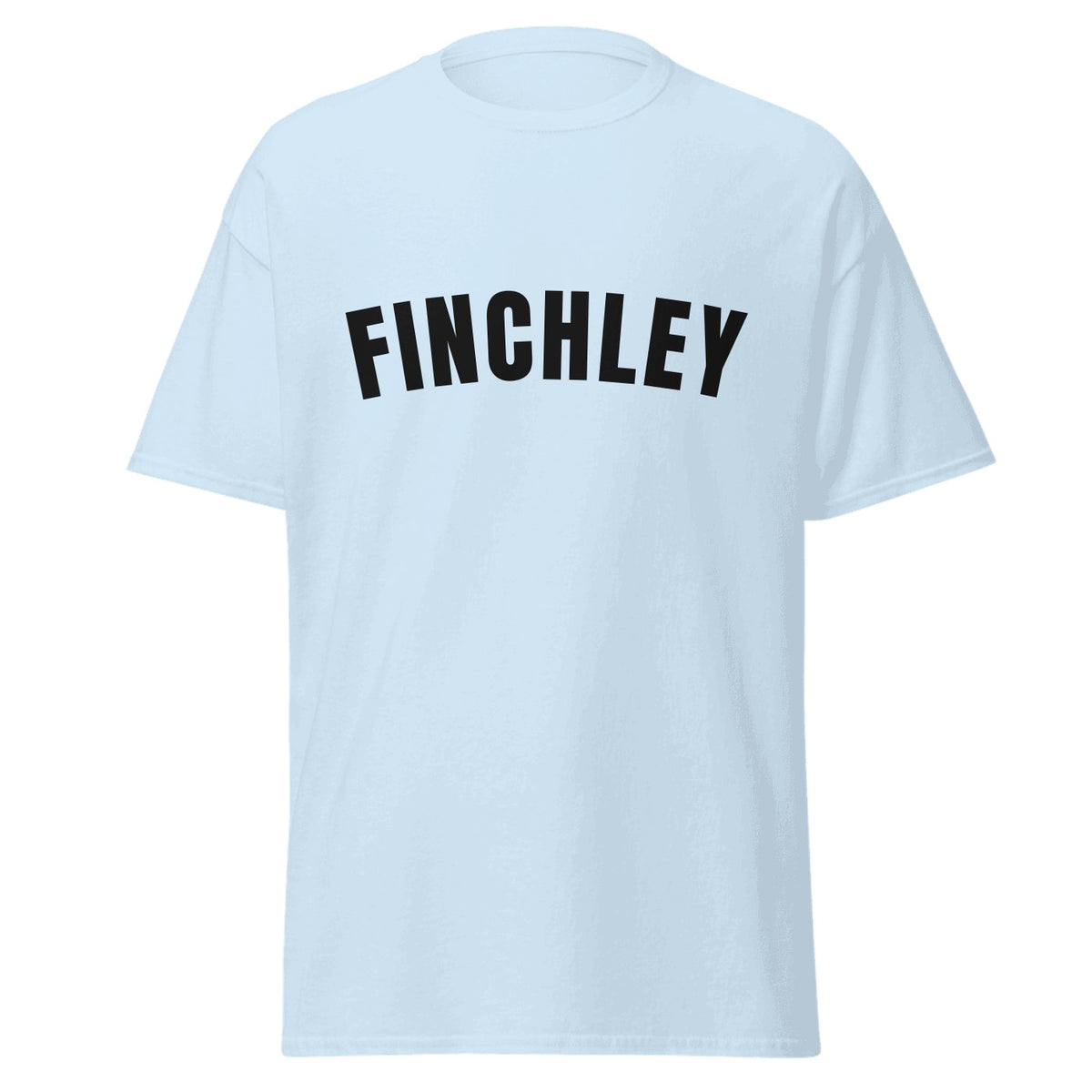 Finchley Varsity T-Shirt in Light Blue