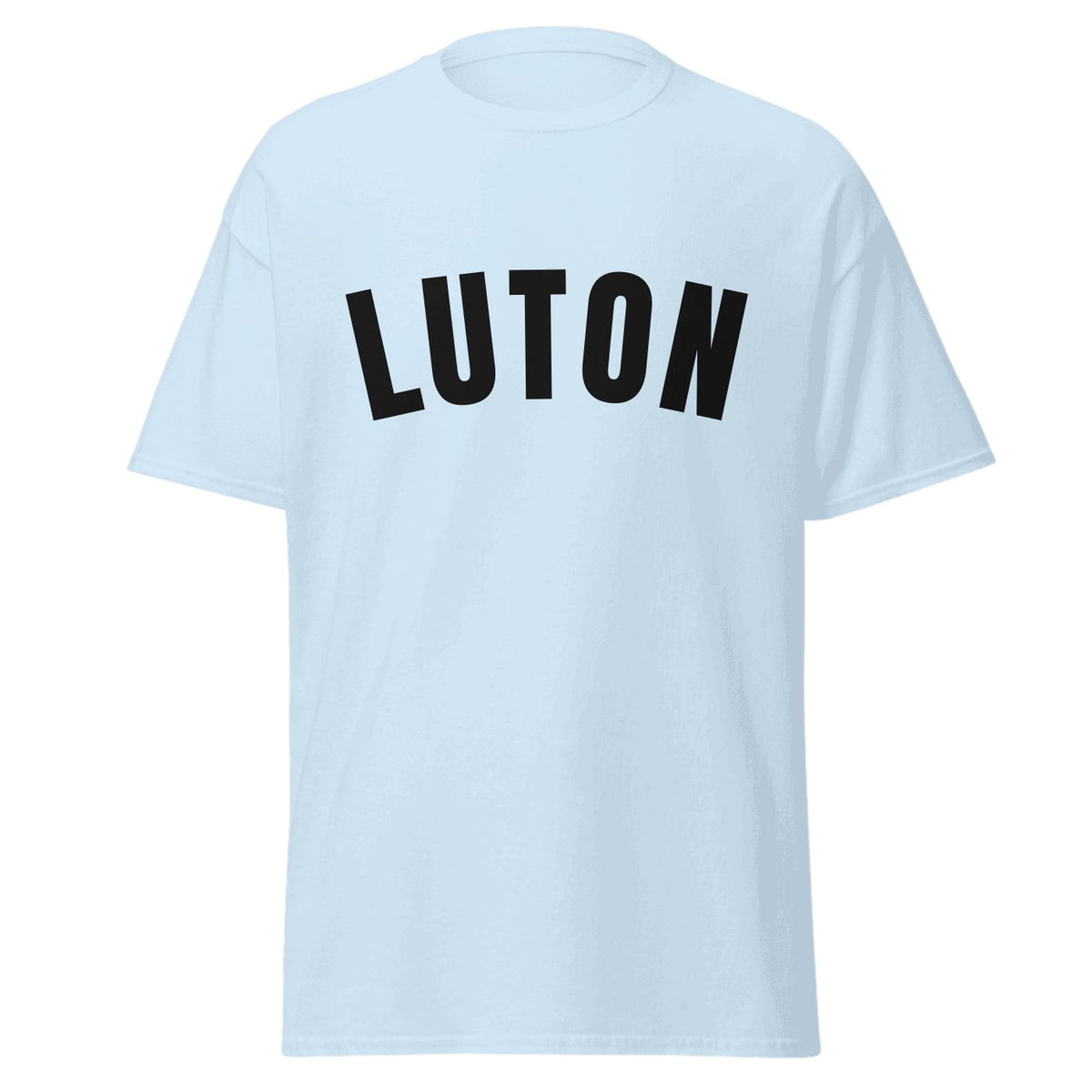 Luton Varsity T-Shirt in Light Blue