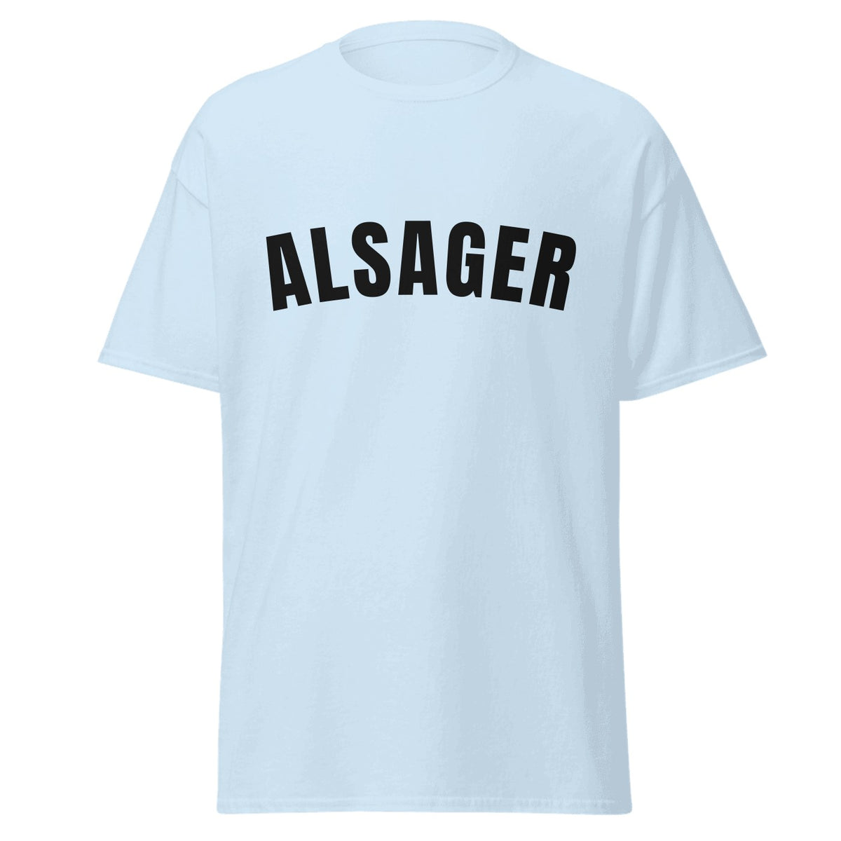 Alsager Varsity T-Shirt in Light Blue