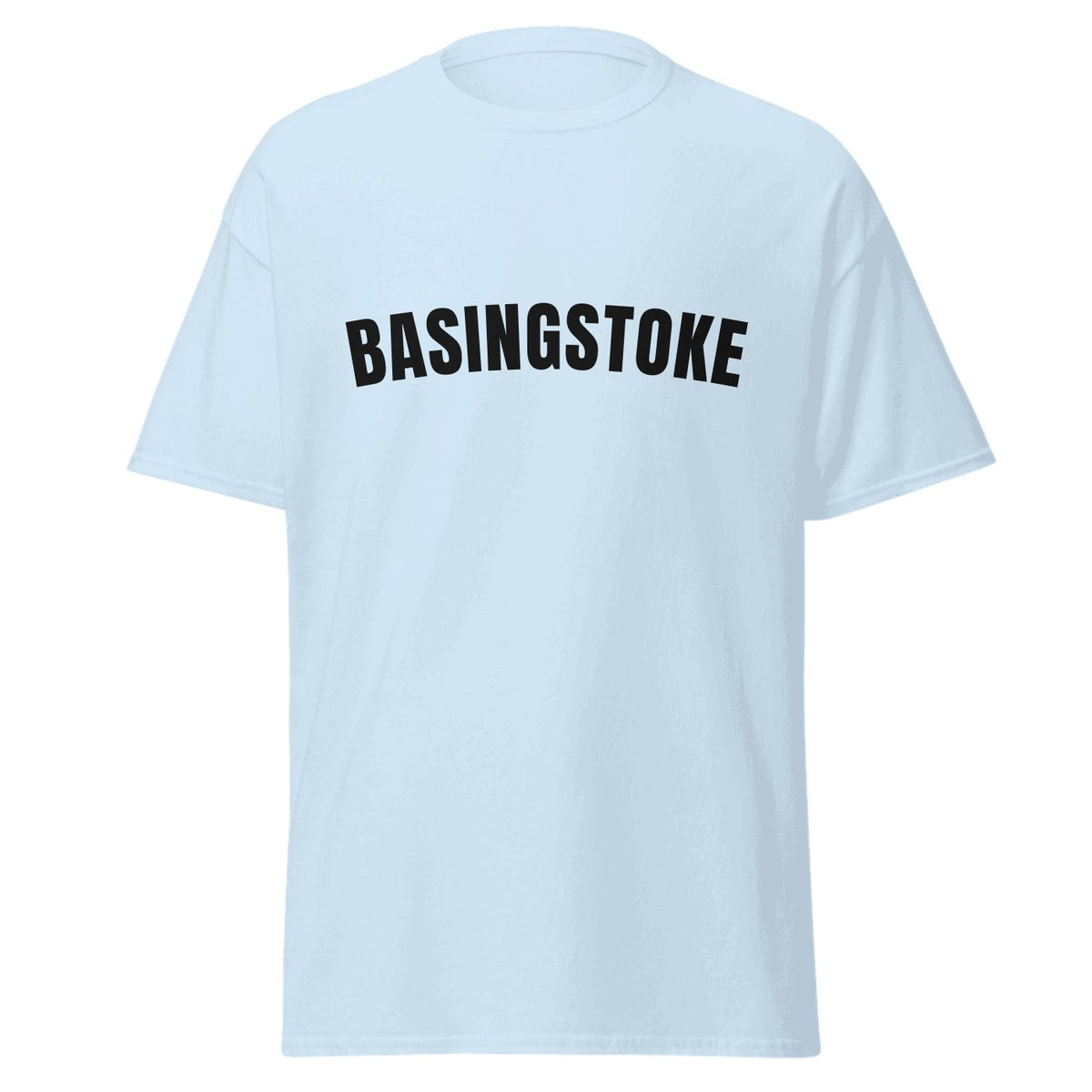 Basingstoke Varsity T-Shirt in Light Blue