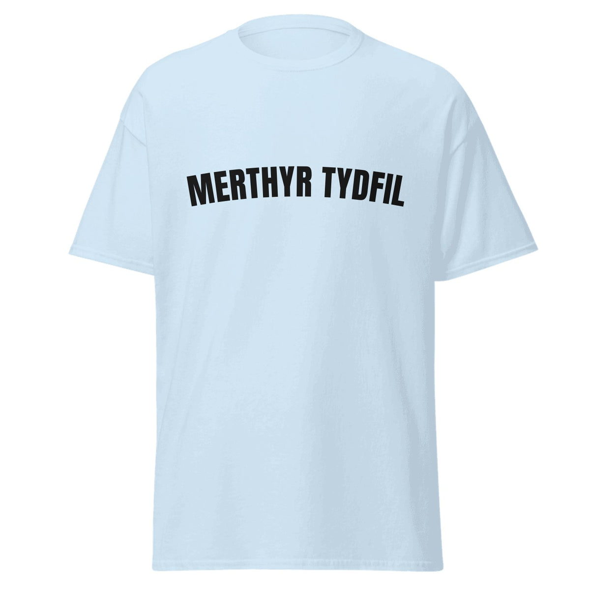 Merthyr Tydfil Varsity T-Shirt in Light Blue