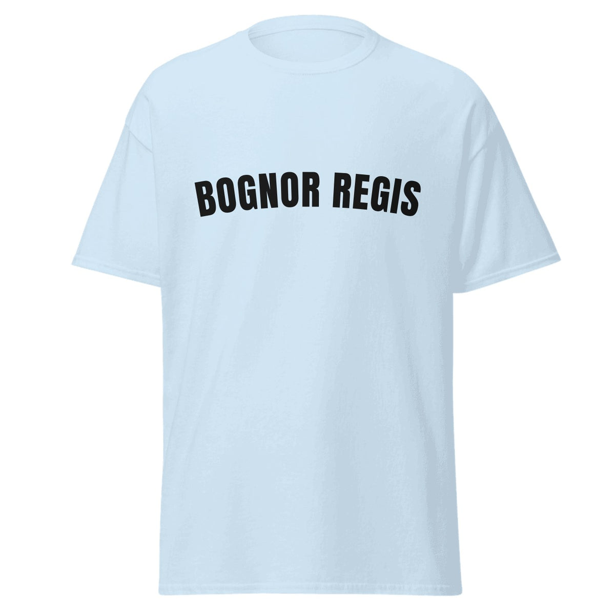 Bognor Regis Varsity T-Shirt in Light Blue