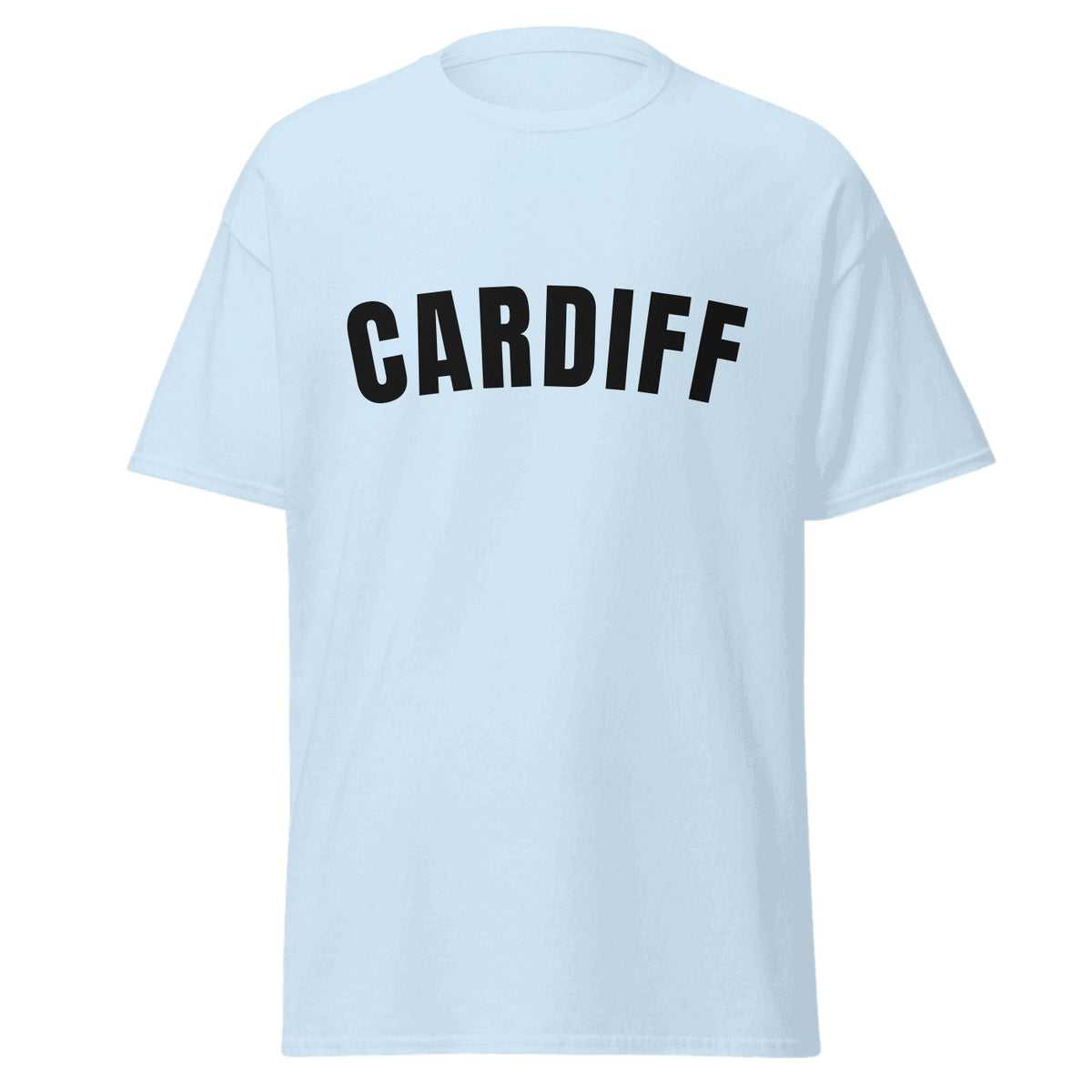 Cardiff Varsity T-Shirt in Light Blue