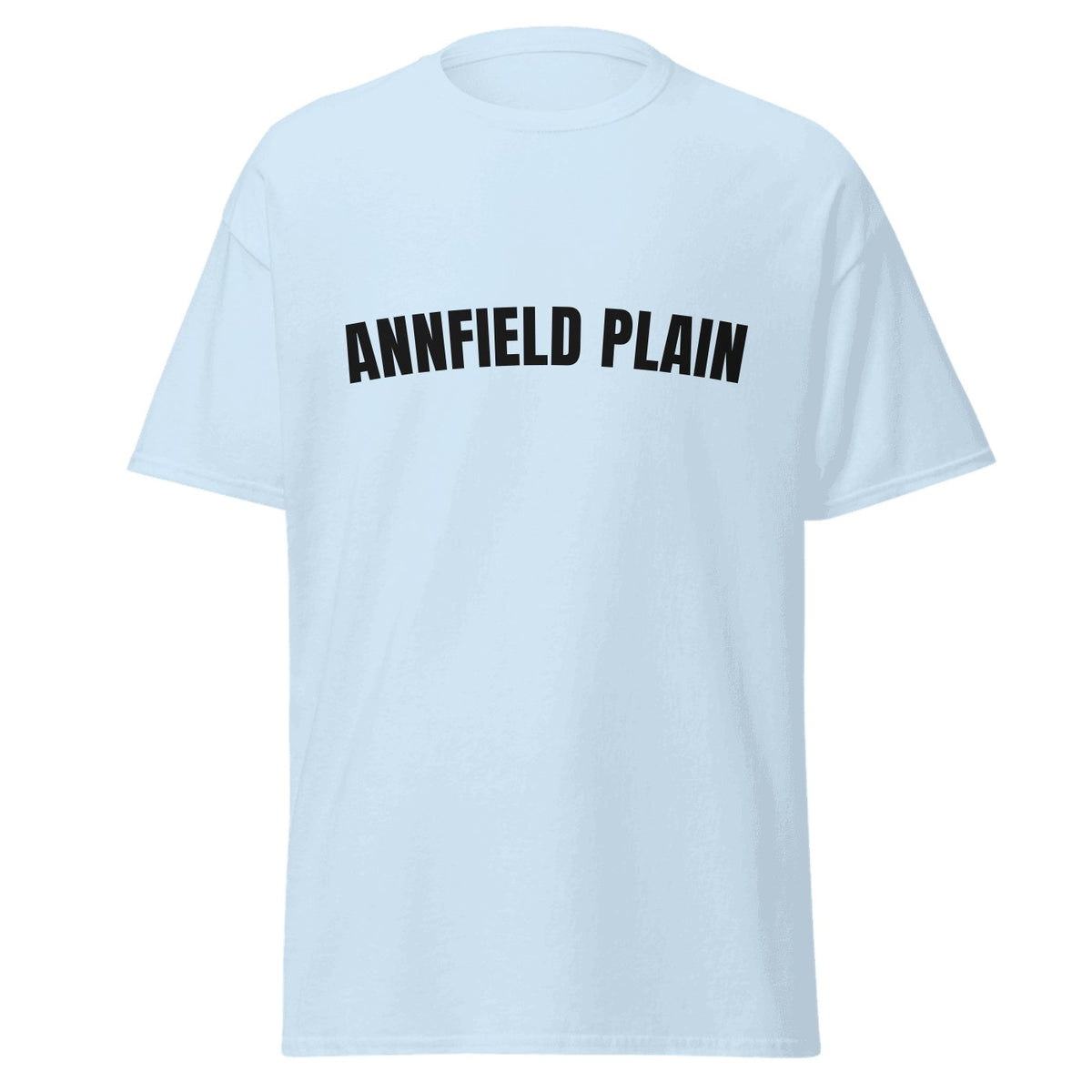 Annfield Plain Varsity T-Shirt in Light Blue