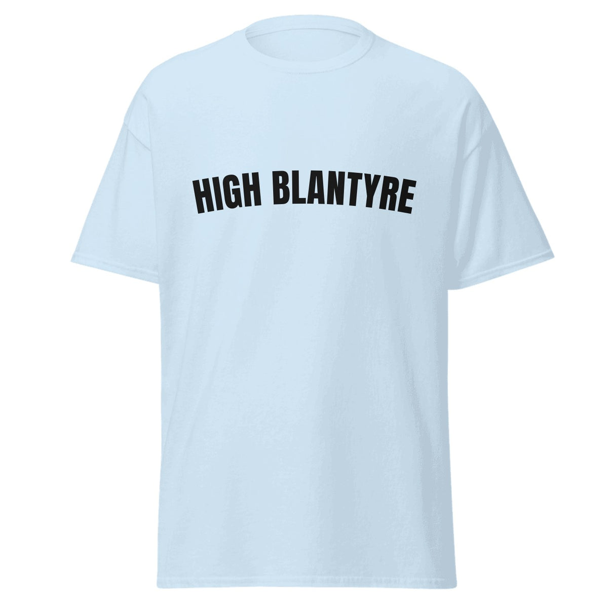 High Blantyre Varsity T-Shirt in Light Blue