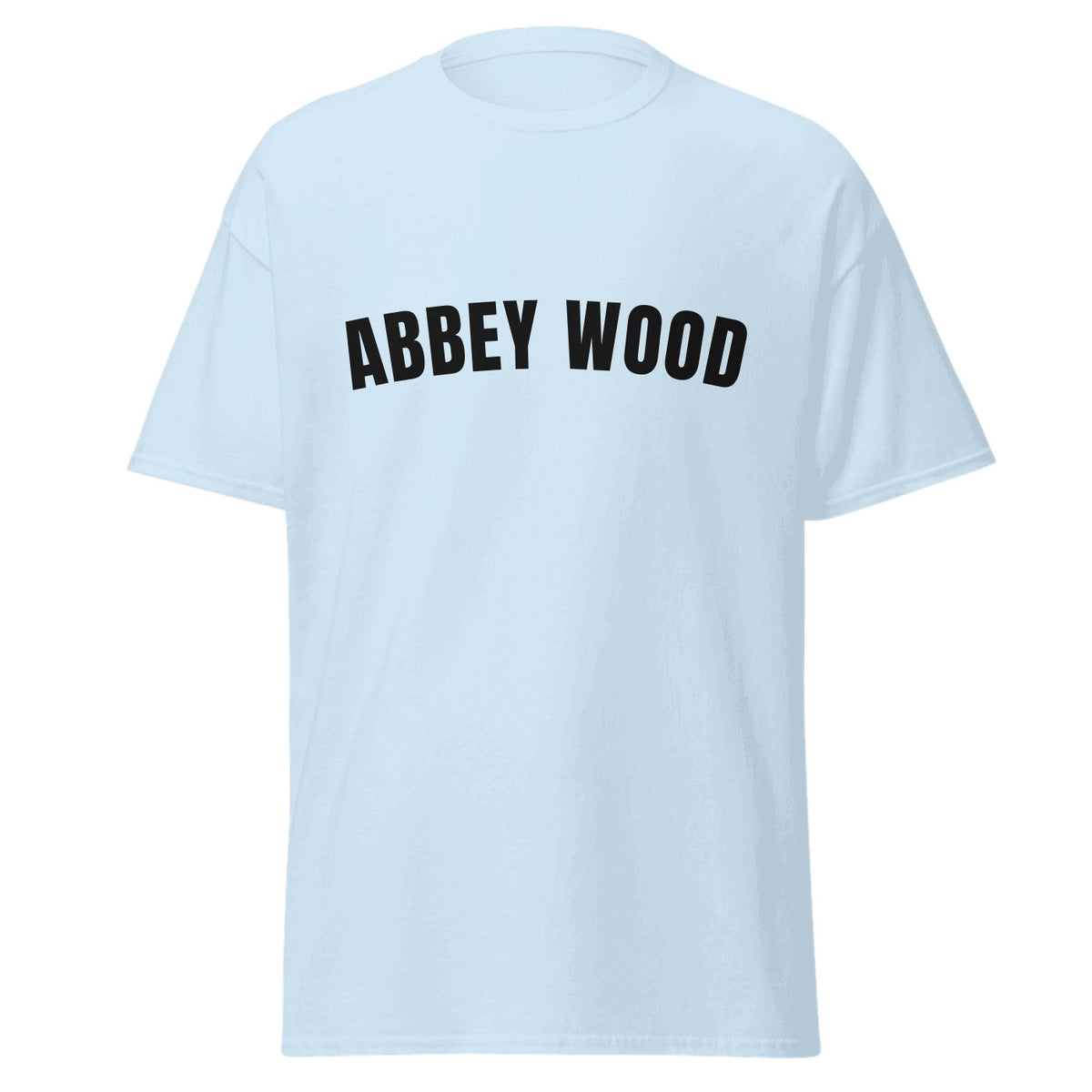 Abbey Wood Varsity T-Shirt in Light Blue