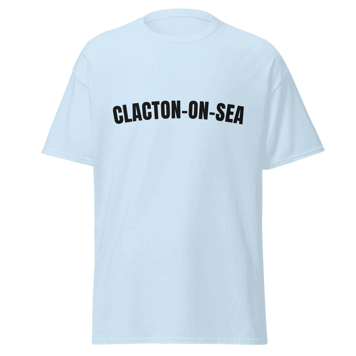 Clacton-on-Sea Varsity T-Shirt in Light Blue