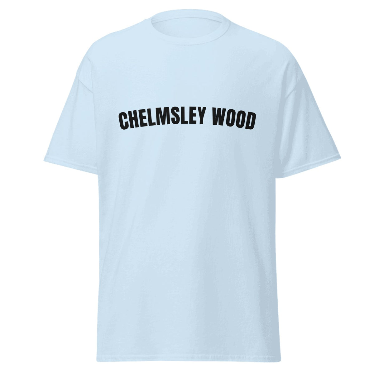 Chelmsley Wood Varsity T-Shirt in Light Blue
