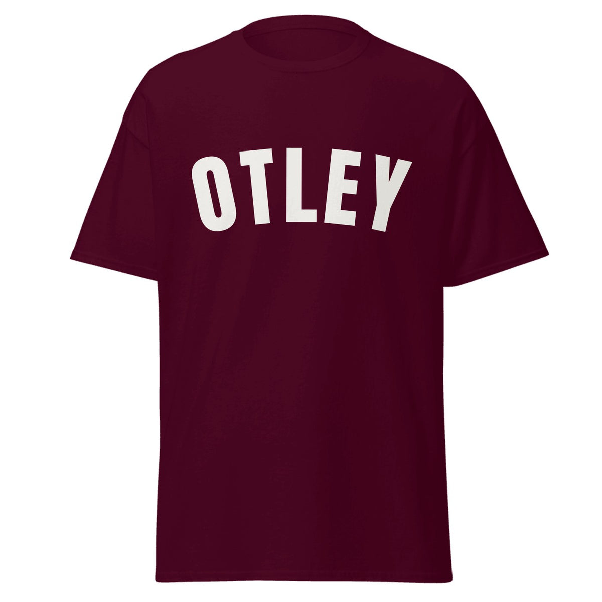 Otley Varsity T-Shirt in Maroon
