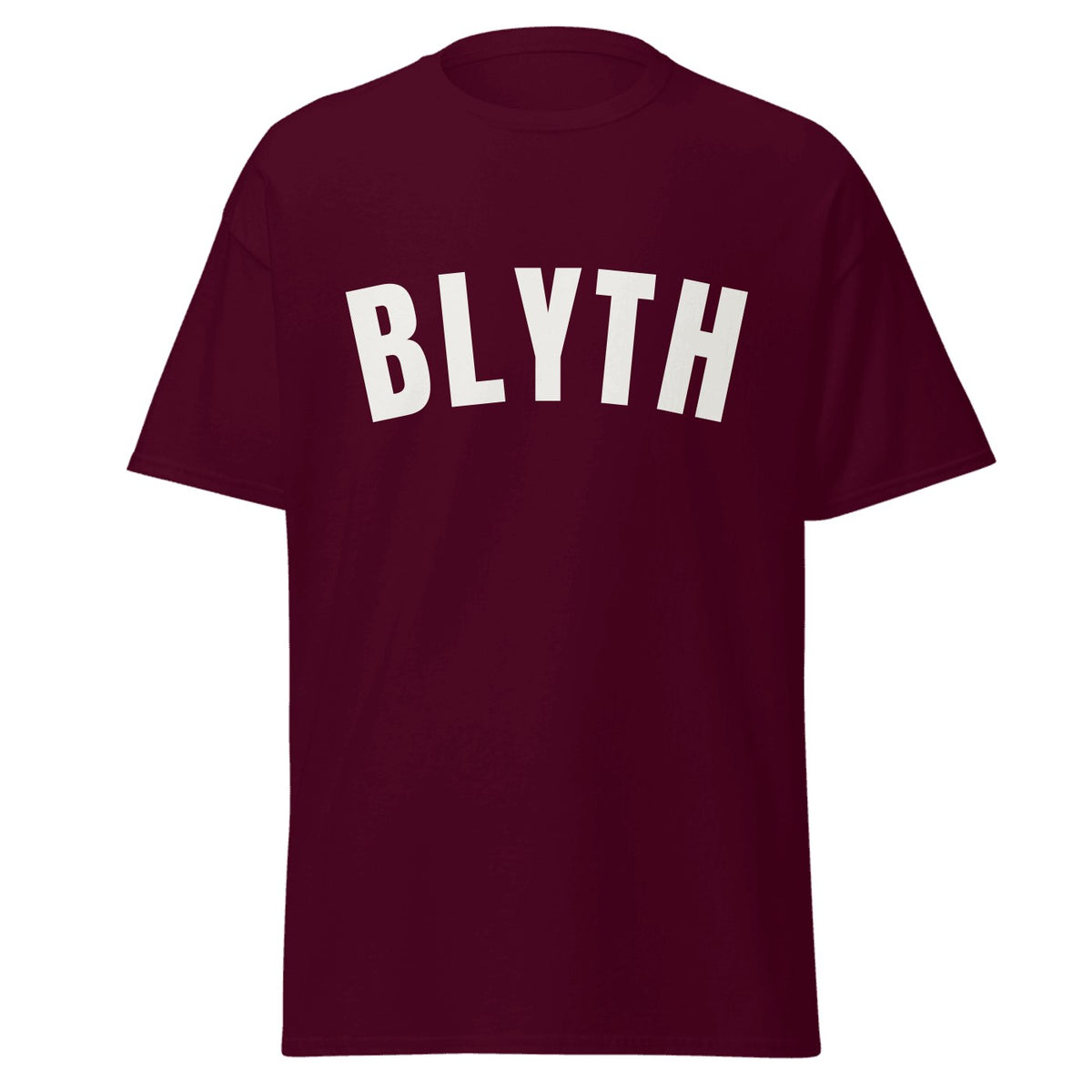 Blyth Varsity T-Shirt in Maroon