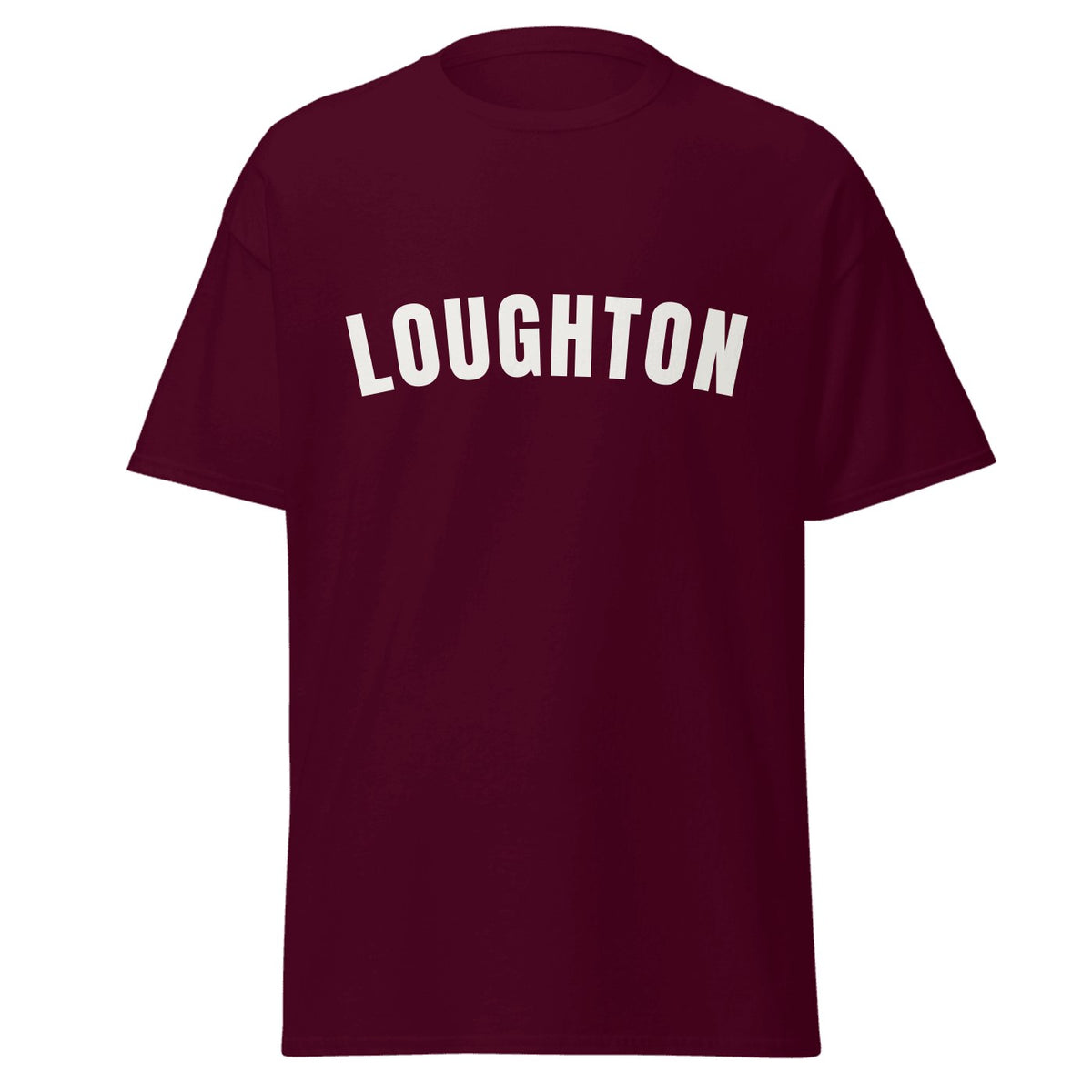Loughton Varsity T-Shirt in Maroon