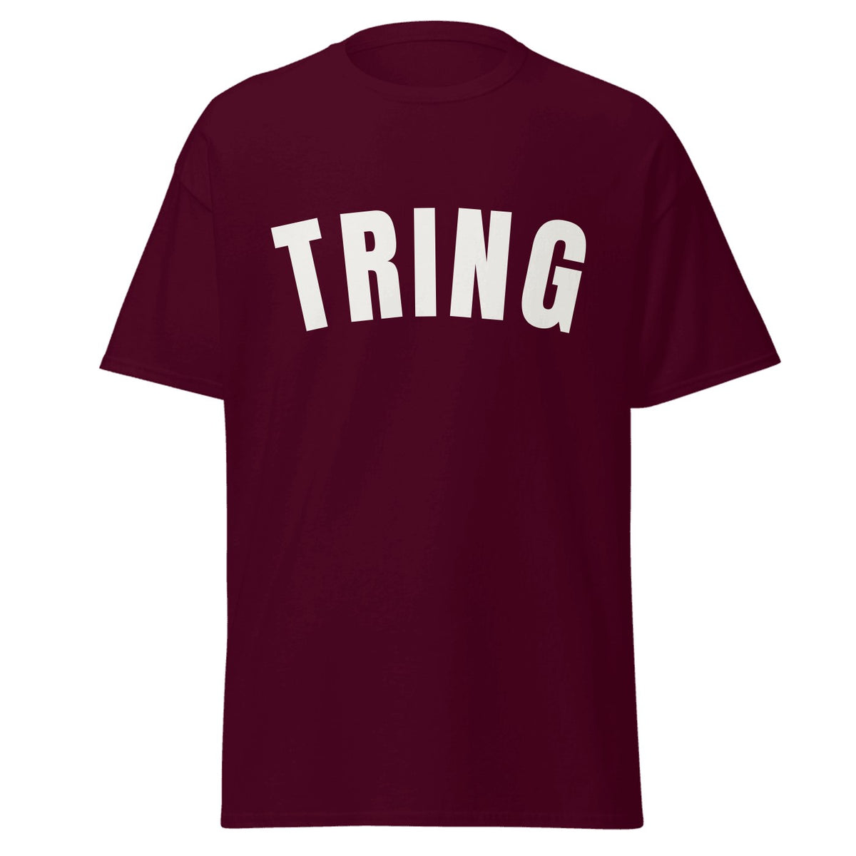 Tring Varsity T-Shirt in Maroon