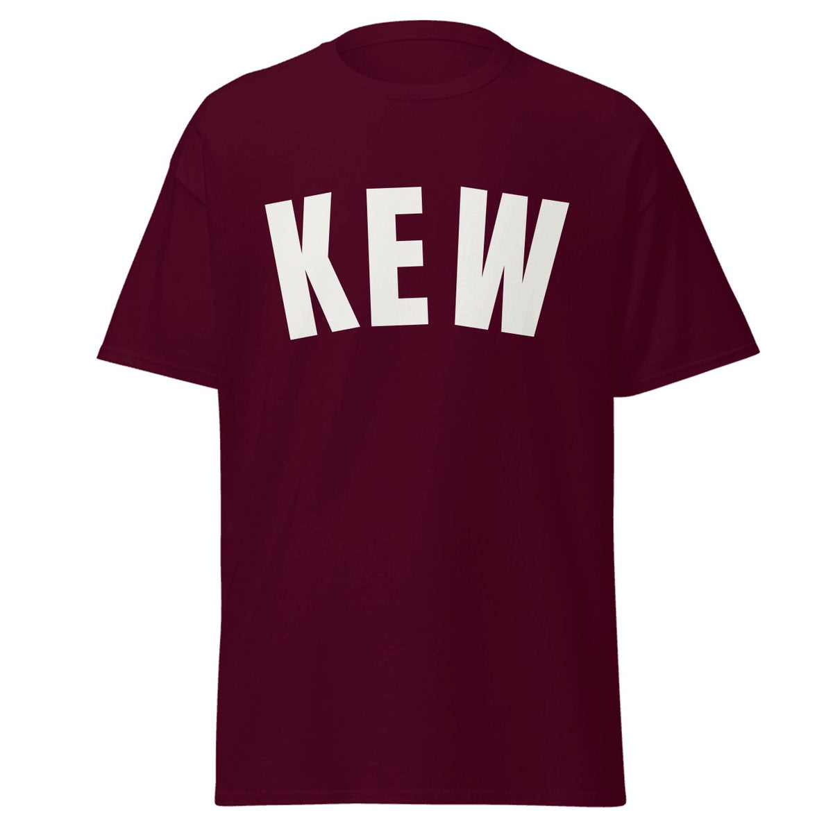 Kew Varsity T-Shirt in Maroon