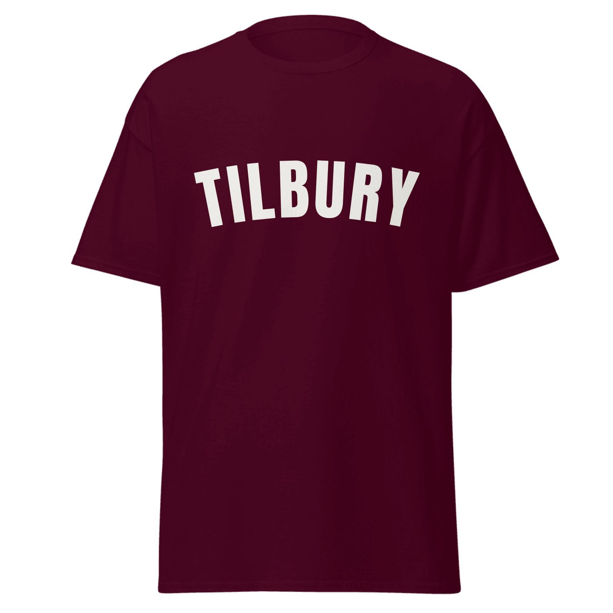 Tilbury Varsity T-Shirt in Maroon