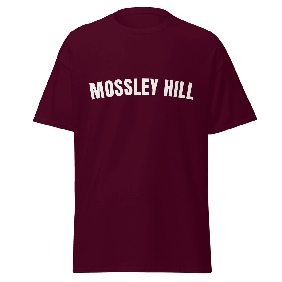 Mossley Hill Varsity T-Shirt in Maroon