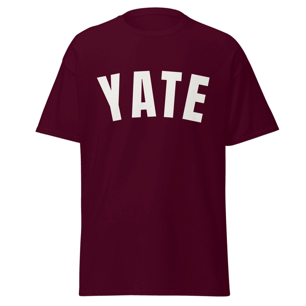 Yate Varsity T-Shirt in Maroon
