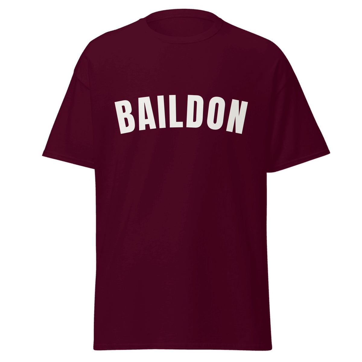 Baildon Varsity T-Shirt in Maroon