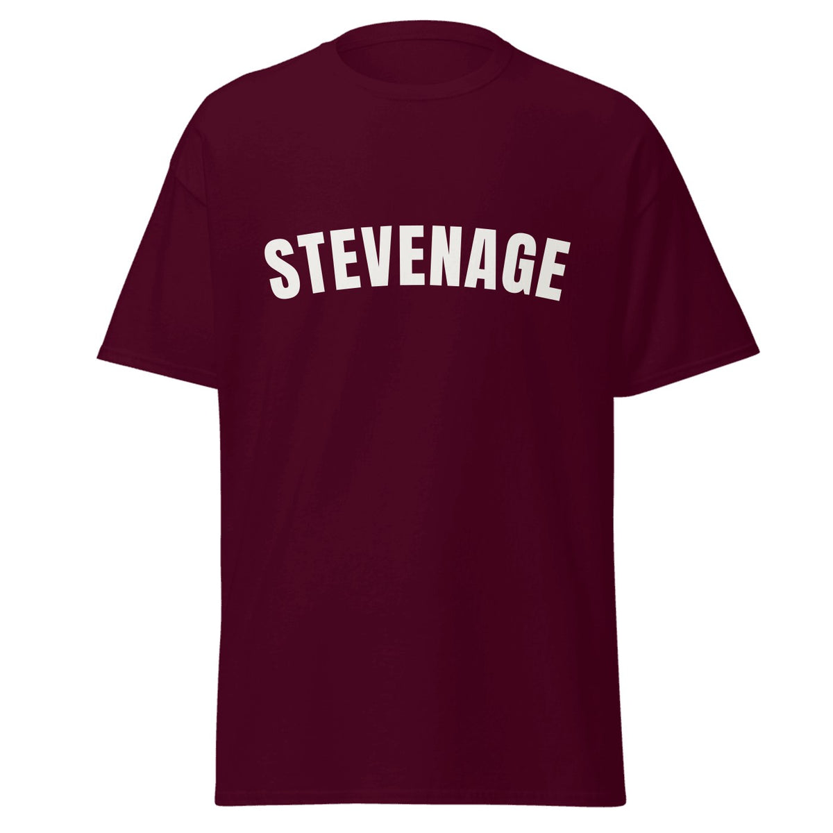 Stevenage Varsity T-Shirt in Maroon