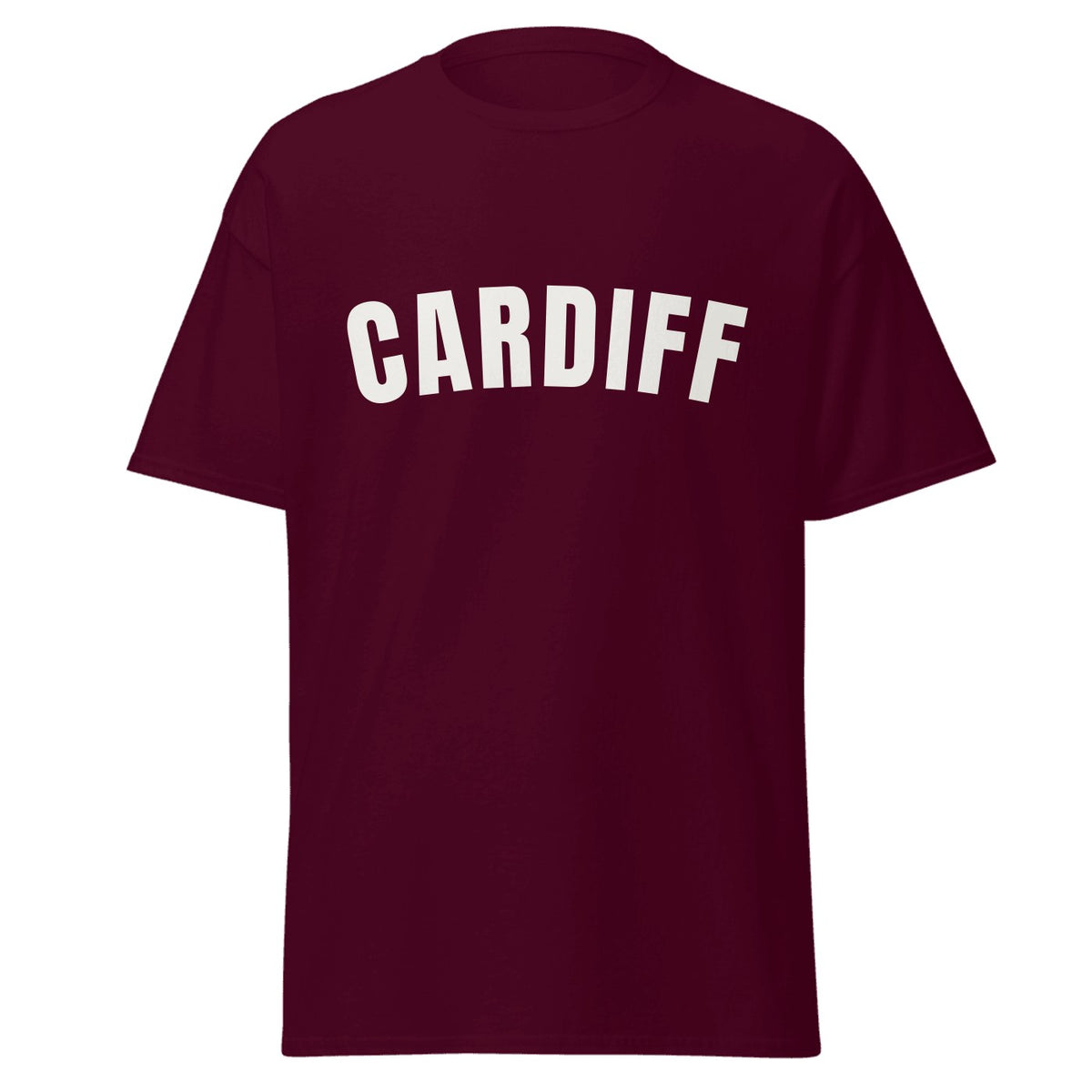 Cardiff Varsity T-Shirt in Maroon