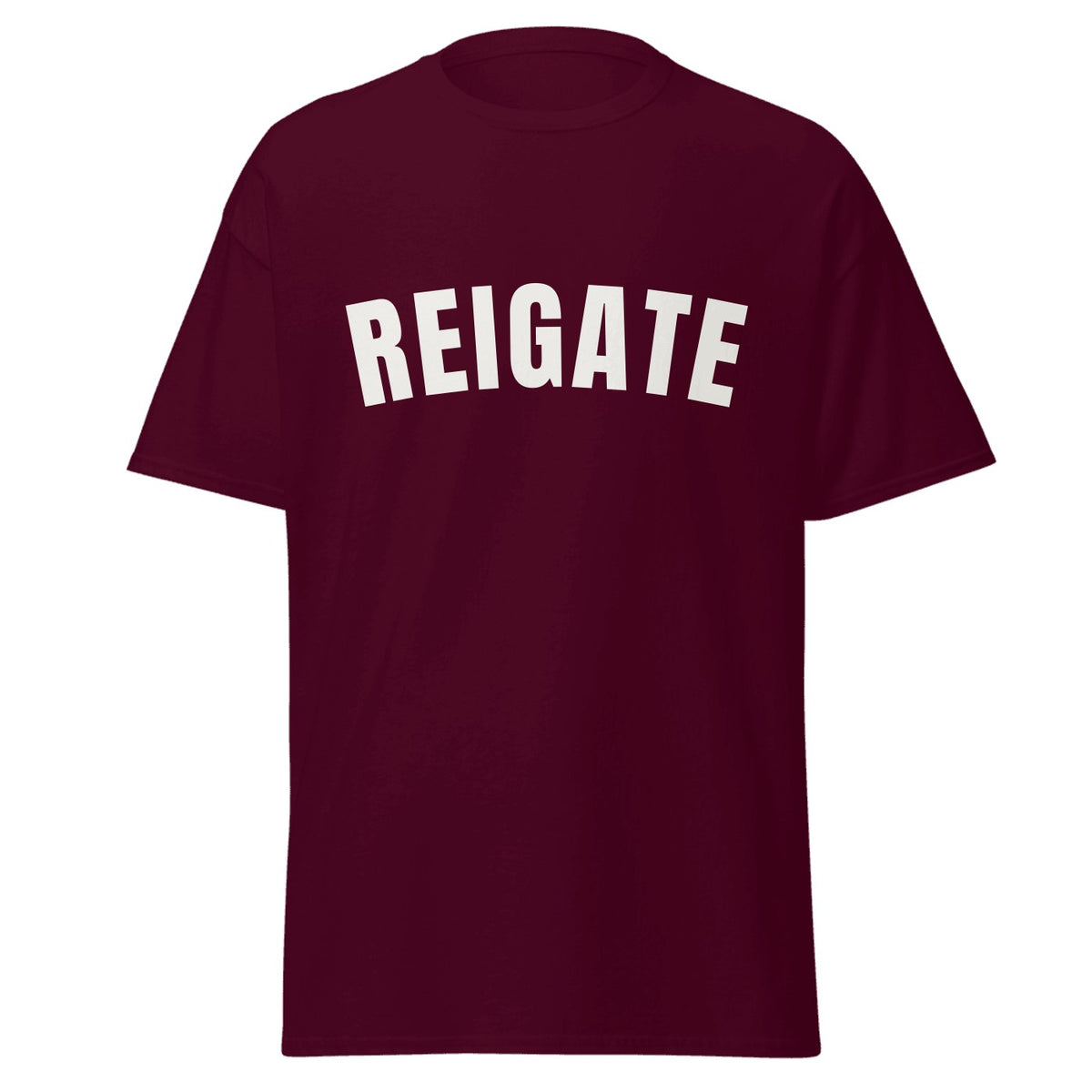 Reigate Varsity T-Shirt in Maroon