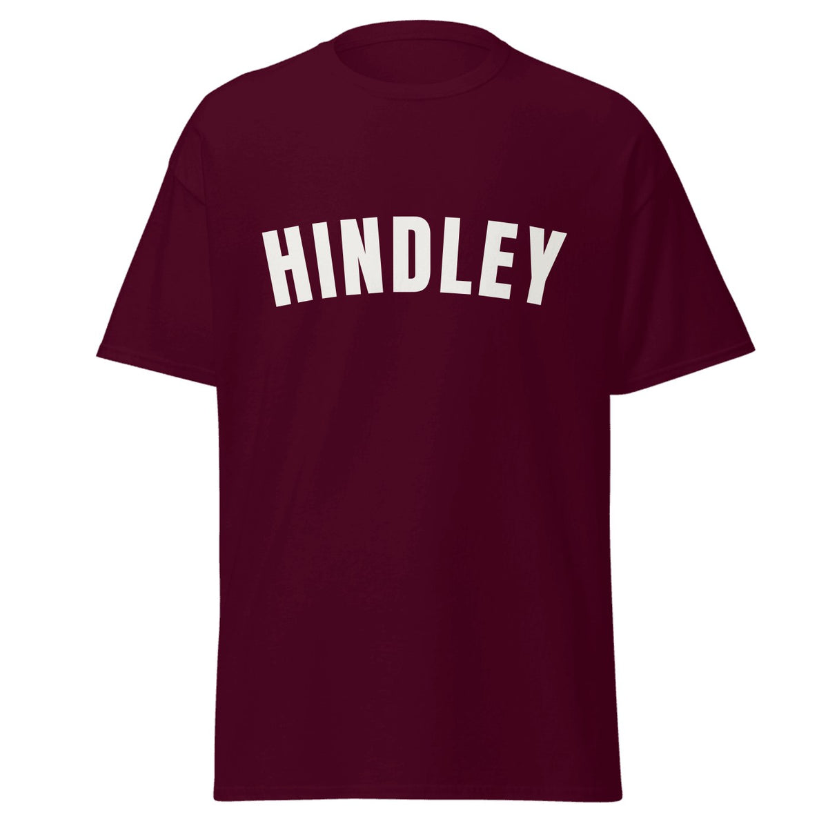 Hindley Varsity T-Shirt in Maroon