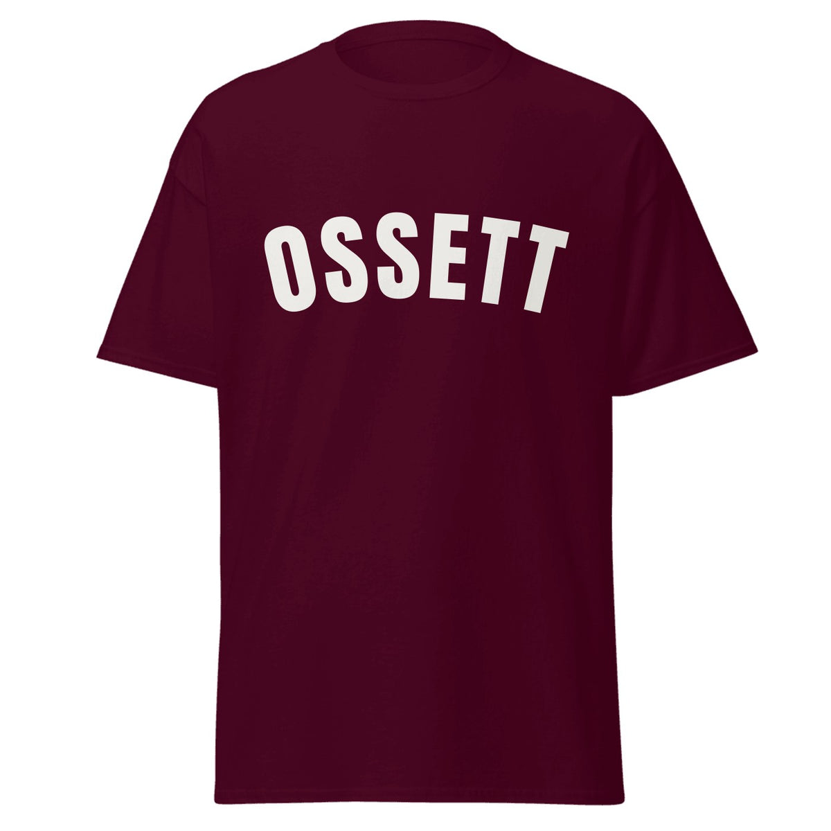 Ossett Varsity T-Shirt in Maroon