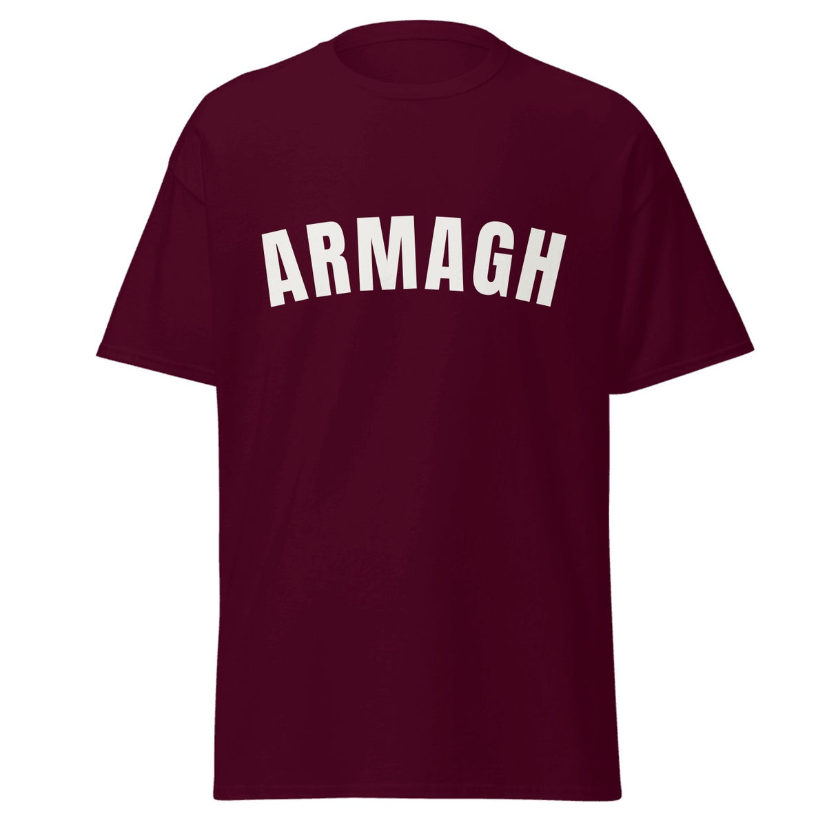 Armagh Varsity T-Shirt in Maroon