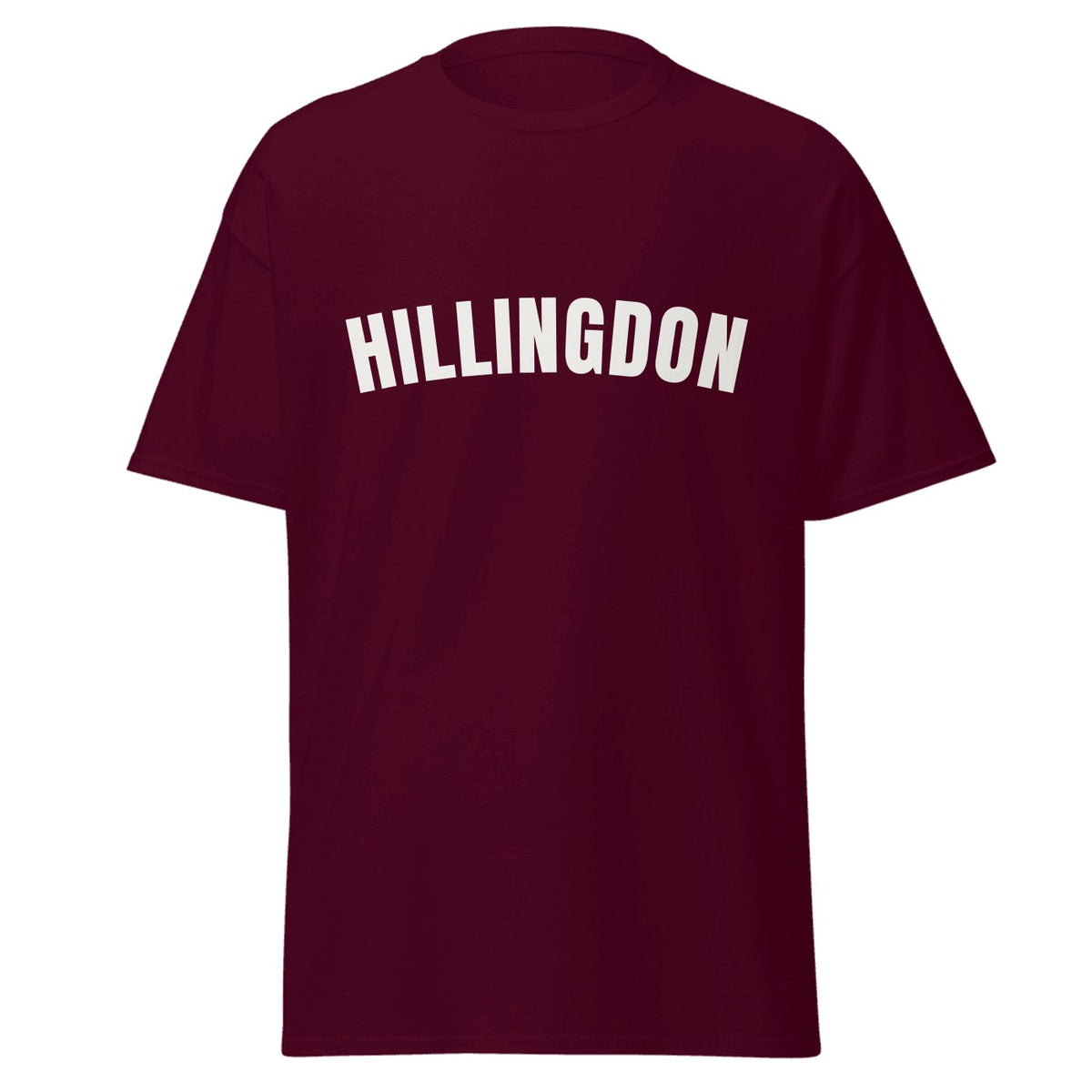 Hillingdon Varsity T-Shirt in Maroon