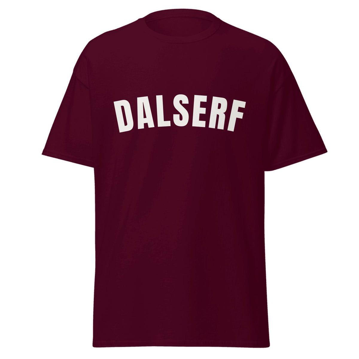 Dalserf Varsity T-Shirt in Maroon