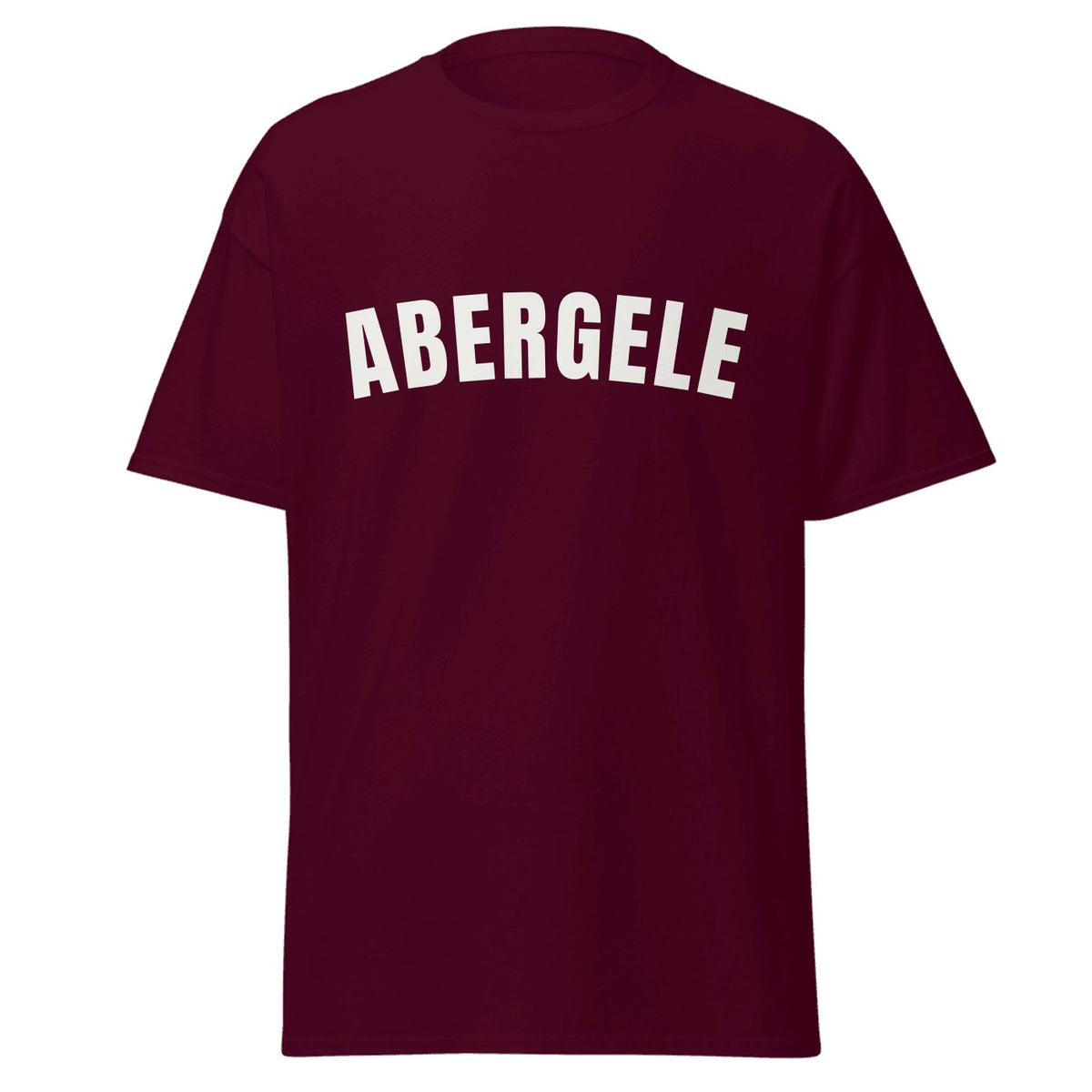 Abergele Varsity T-Shirt in Maroon