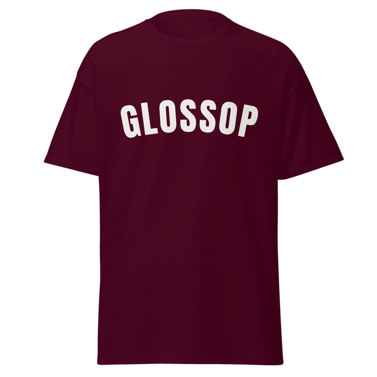 Glossop Varsity T-Shirt in Maroon