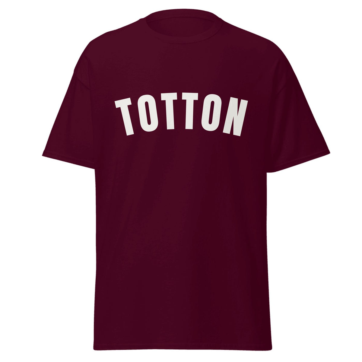 Totton Varsity T-Shirt in Maroon