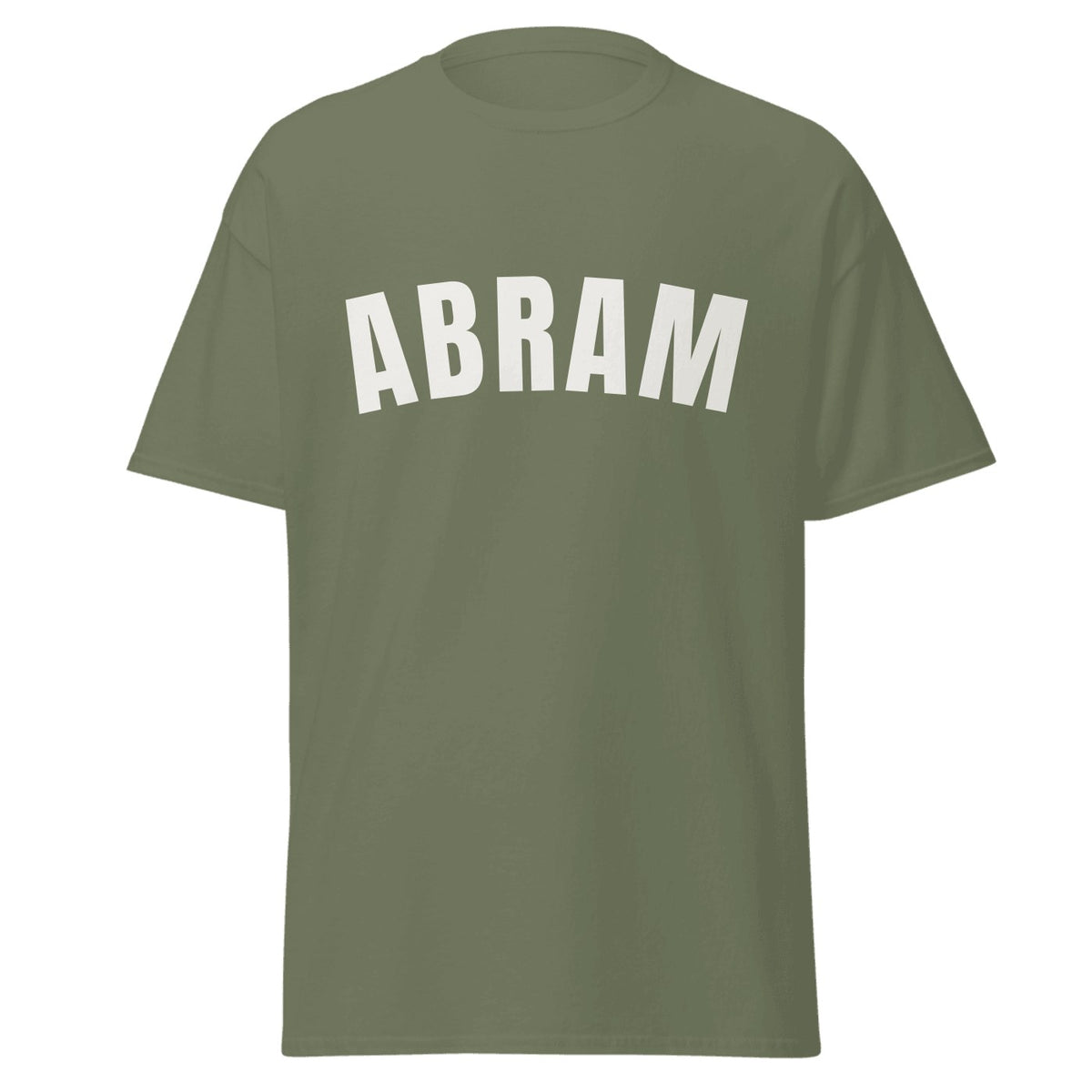 Abram Varsity T-Shirt in Military Green
