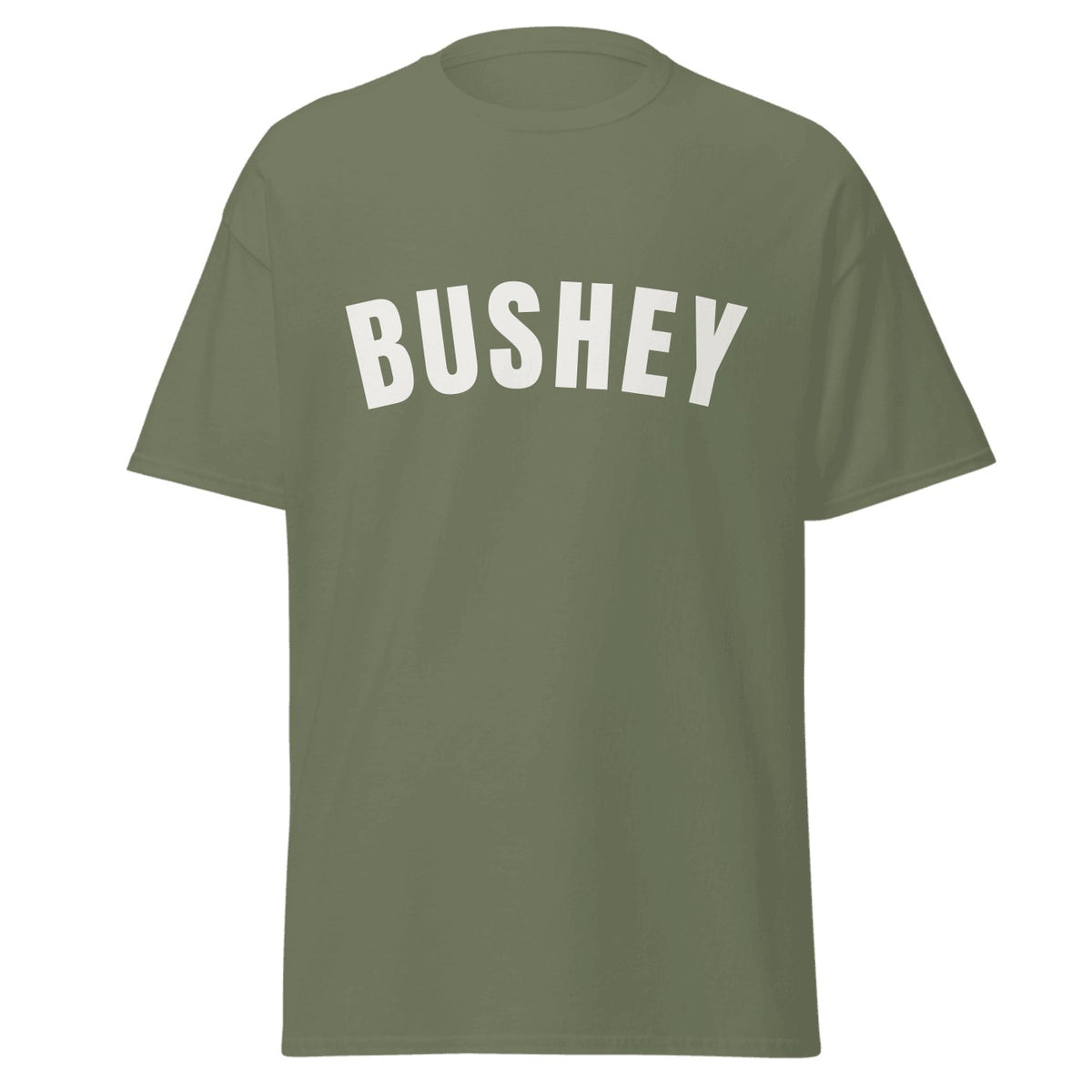Bushey Varsity T-Shirt in Military Green