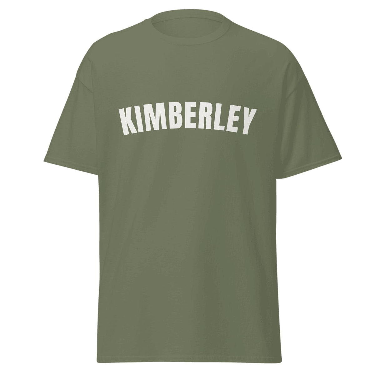 Kimberley Varsity T-Shirt in Military Green