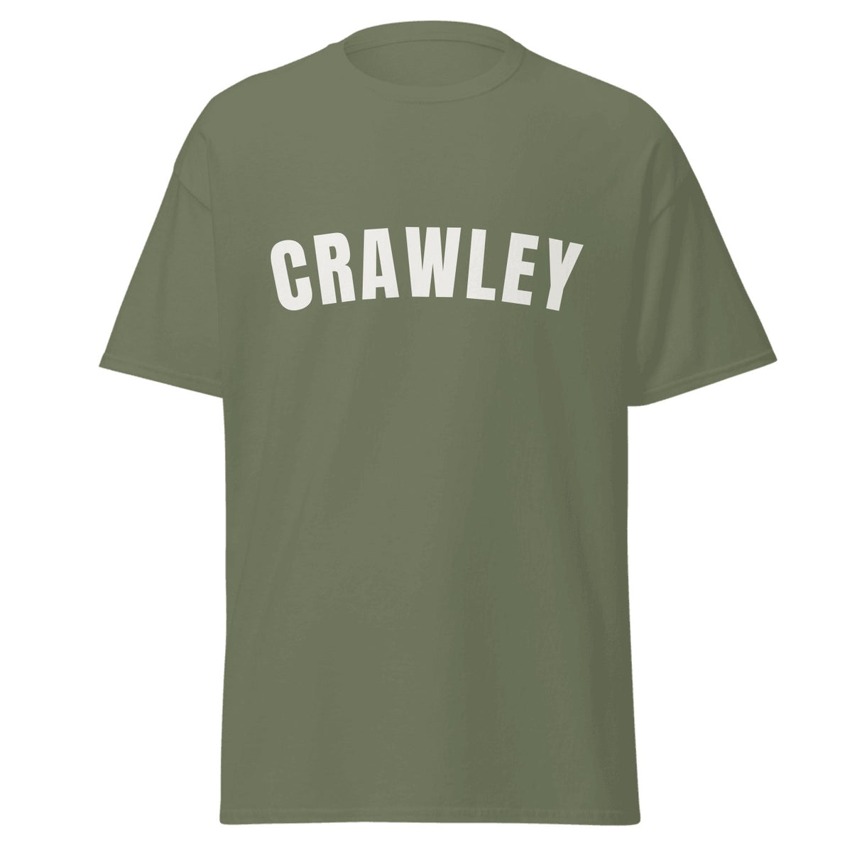 Crawley Varsity T-Shirt in Military Green