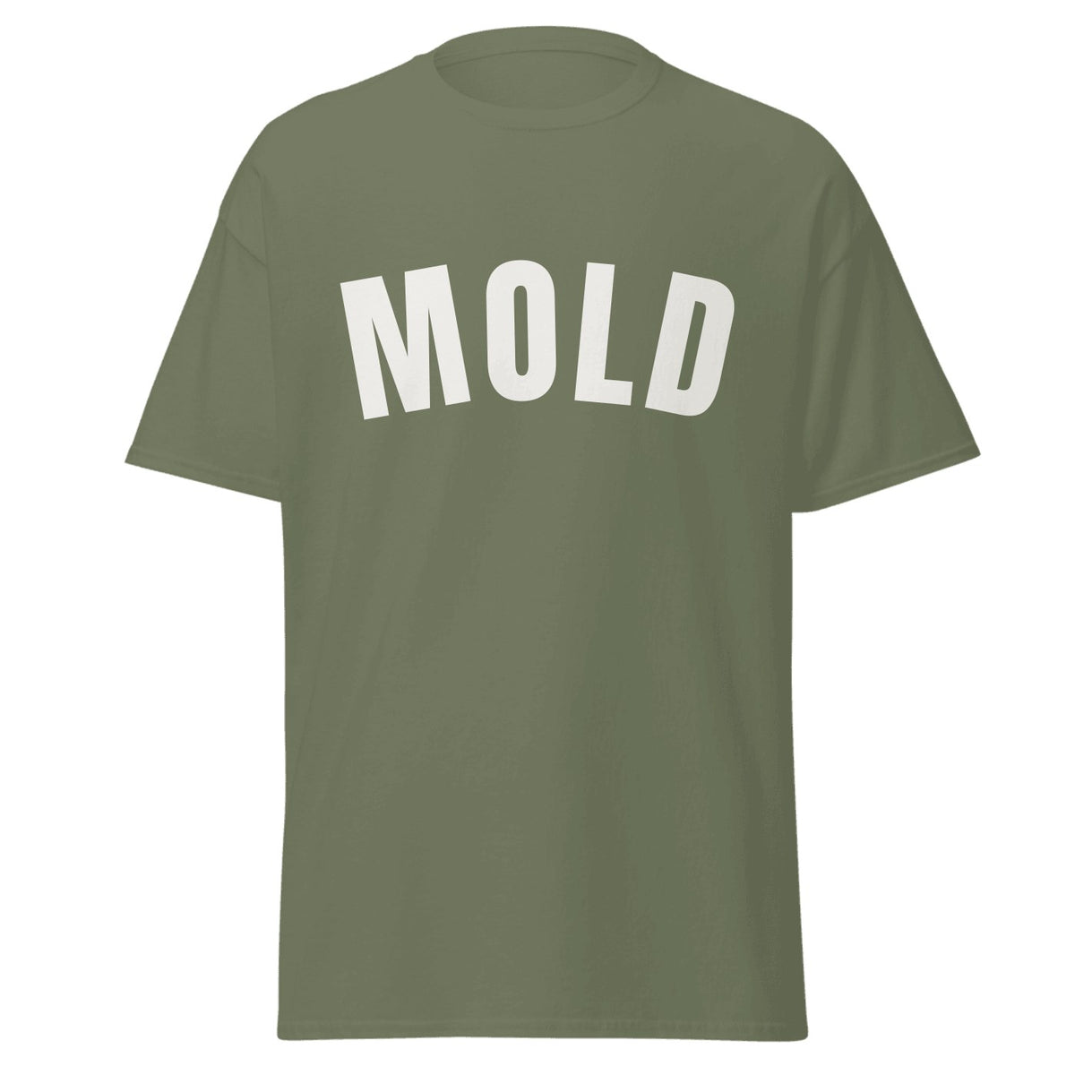 Mold Varsity T-Shirt in Military Green