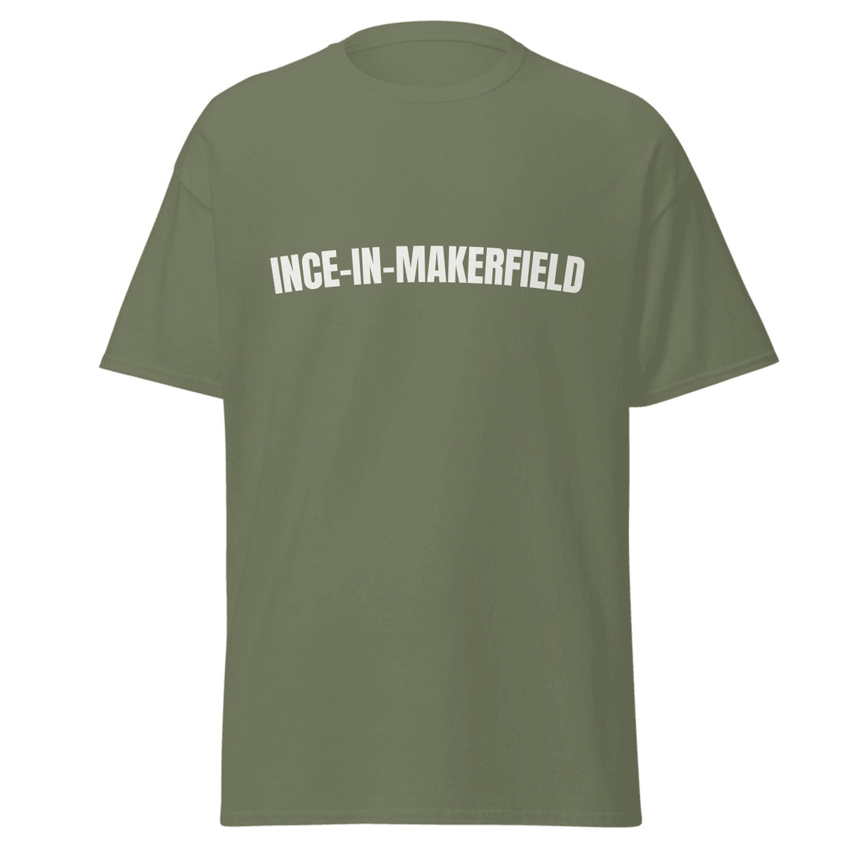 Ince-in-Makerfield Varsity T-Shirt in Military Green