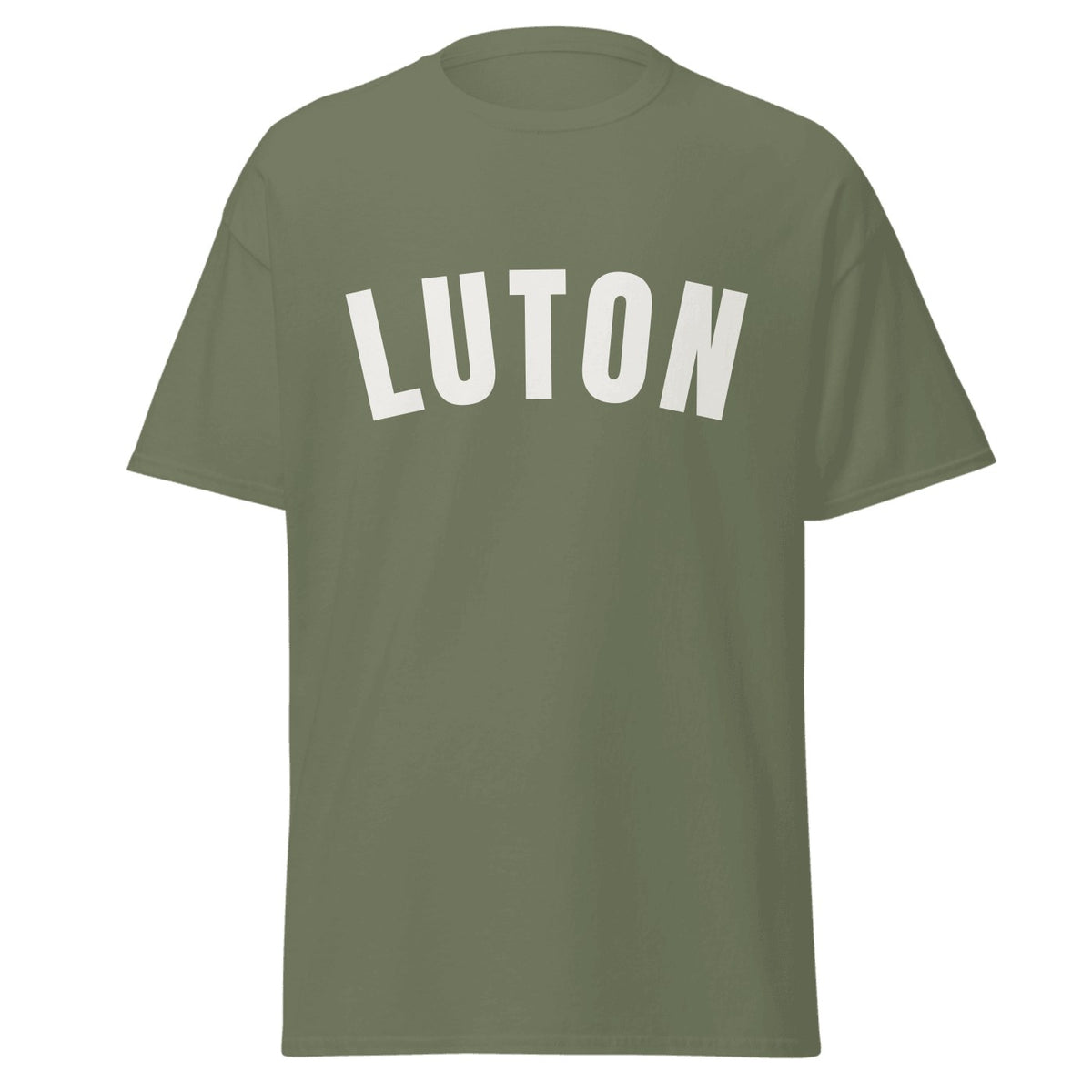 Luton Varsity T-Shirt in Military Green