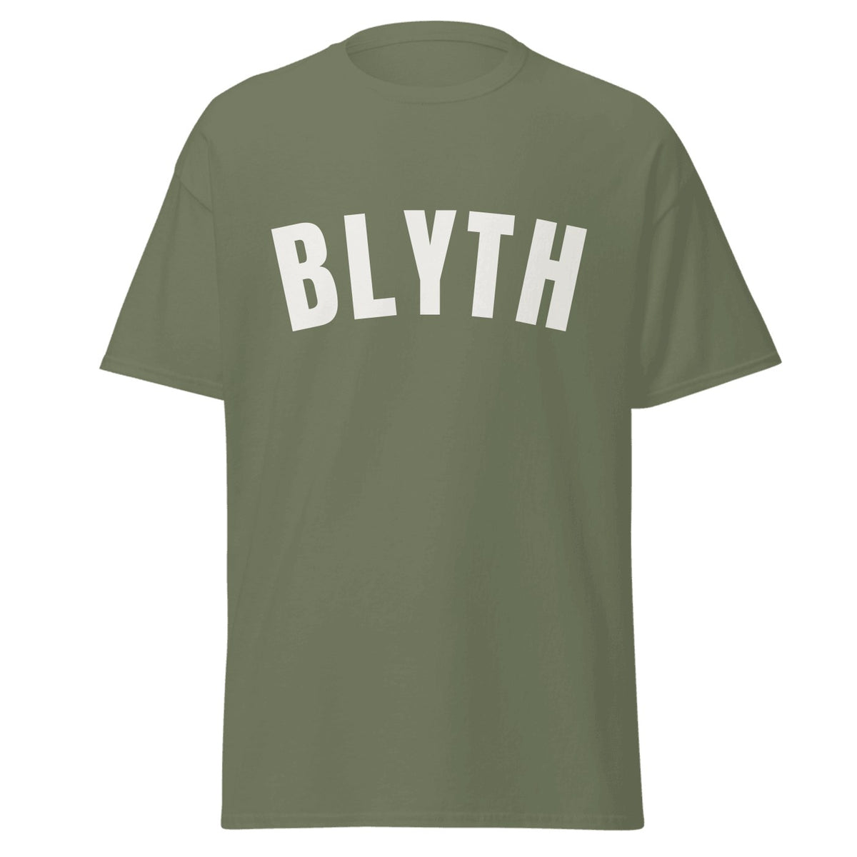 Blyth Varsity T-Shirt in Military Green