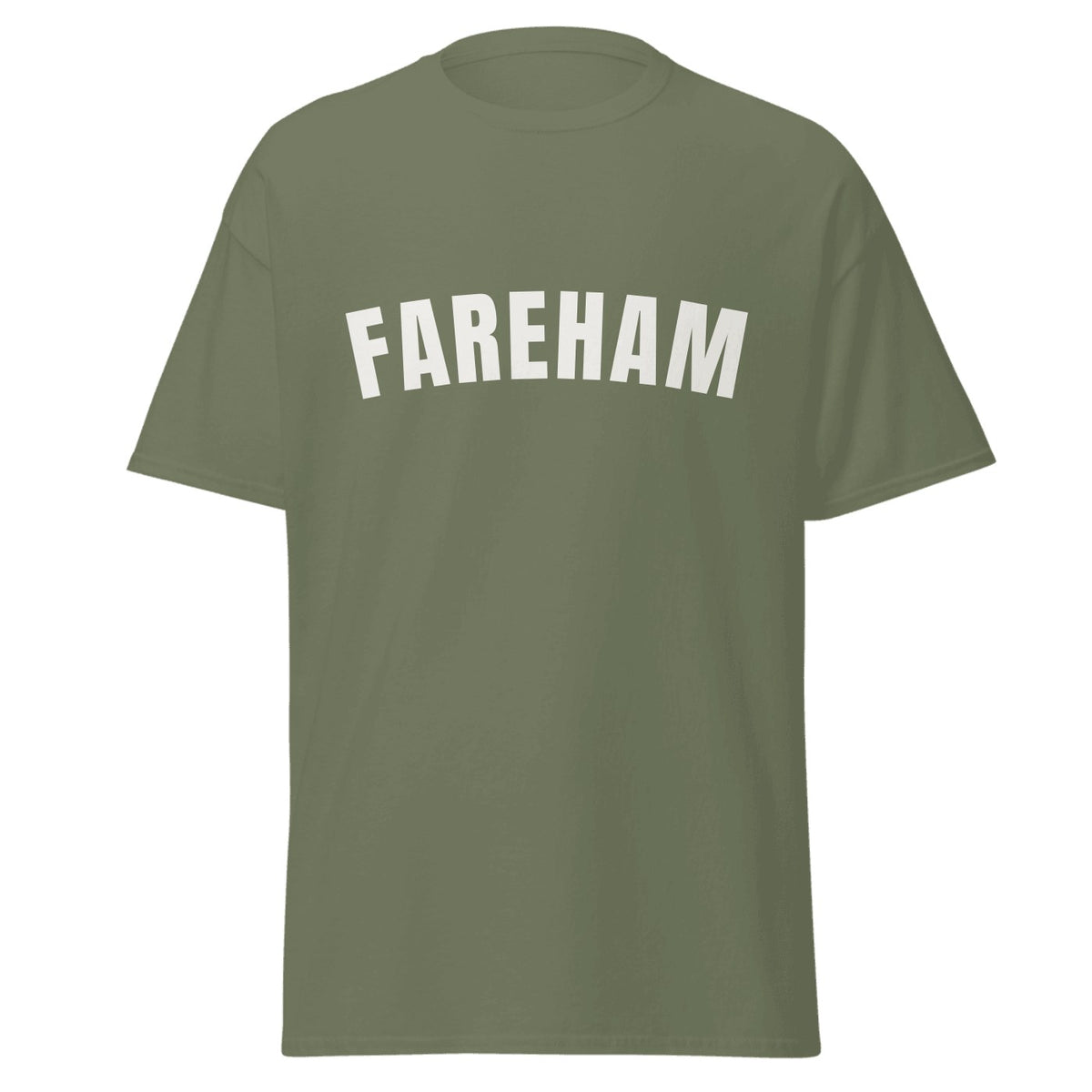 Fareham Varsity T-Shirt in Military Green