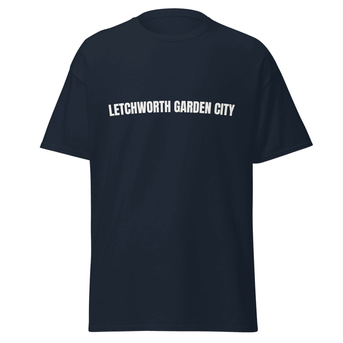 Letchworth Garden City Varsity T-Shirt in Navy