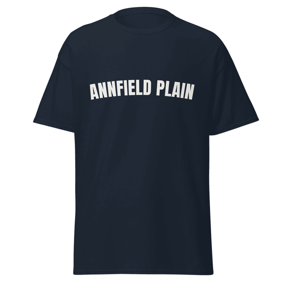 Annfield Plain Varsity T-Shirt in Navy