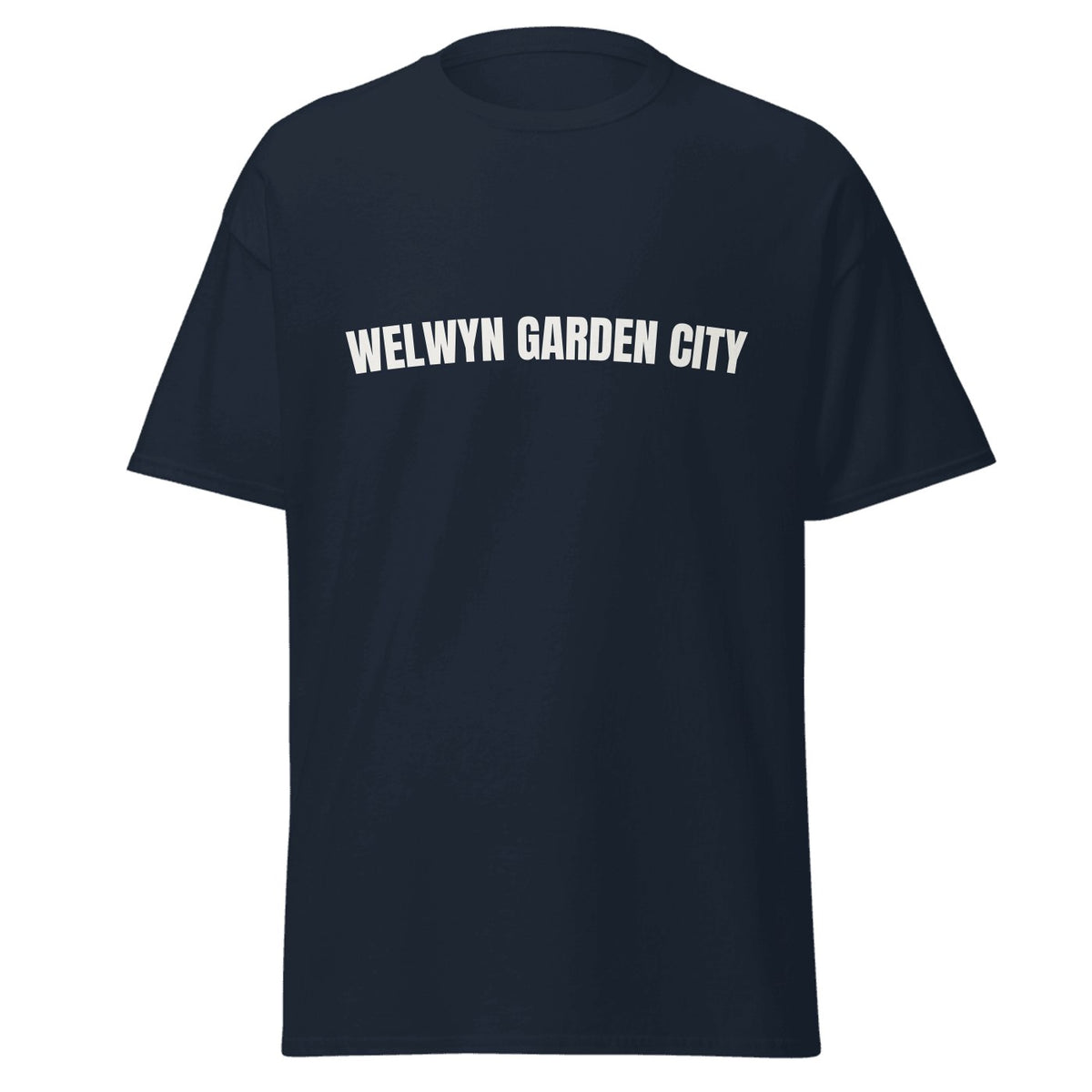 Welwyn Garden City Varsity T-Shirt in Navy