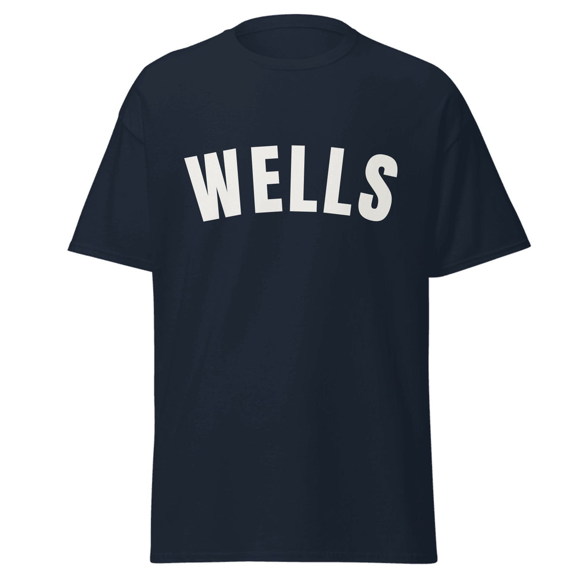 Wells Varsity T-Shirt in Navy
