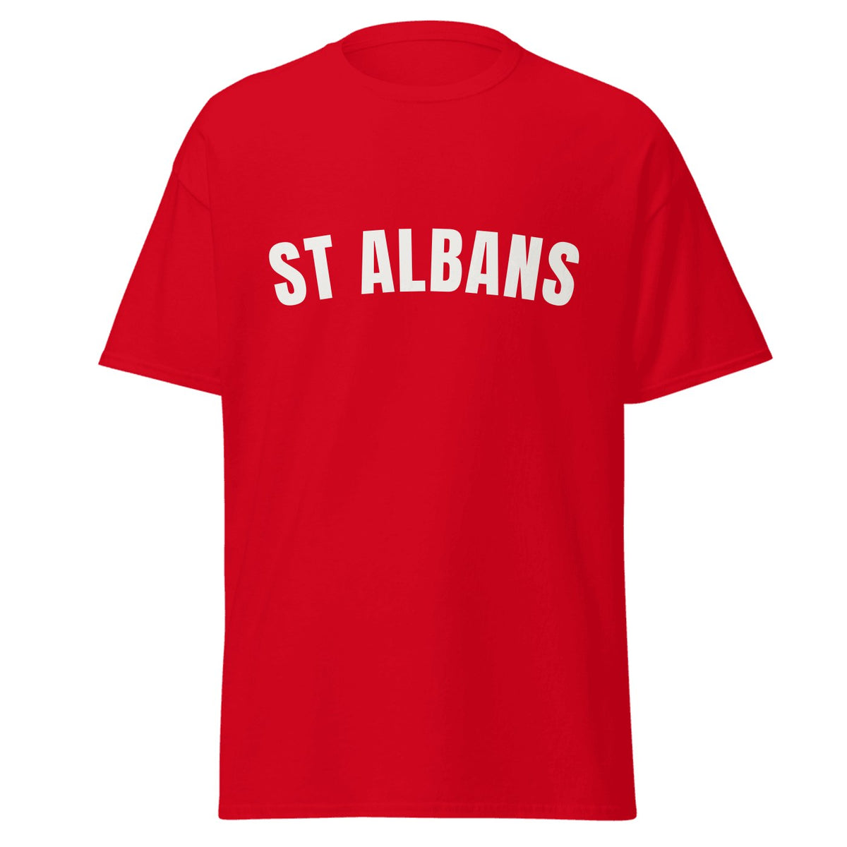 St Albans Varsity T-Shirt in Red